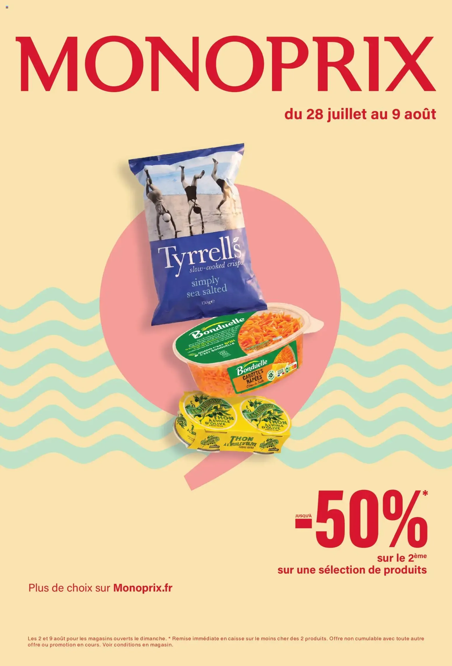 Monoprix catalogue à partir du 28/07/2026 - promo en ligne du 28 juillet au 9 août 2026 - Catalogue page 1