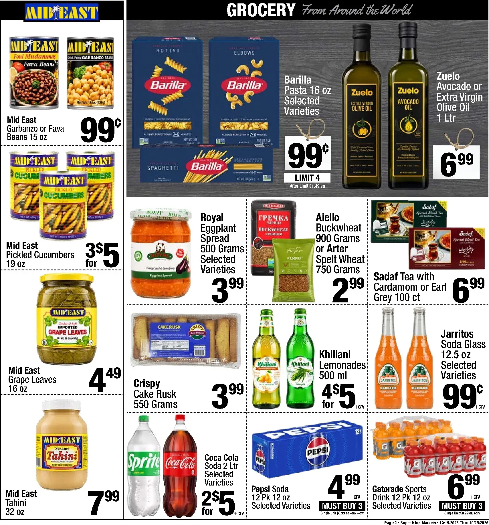 Weekly ad Current Super King leaflet valid from Monday 10/19/2026 to Sunday 10/25/2026 from October 19 to October 25 2026 - Page 2