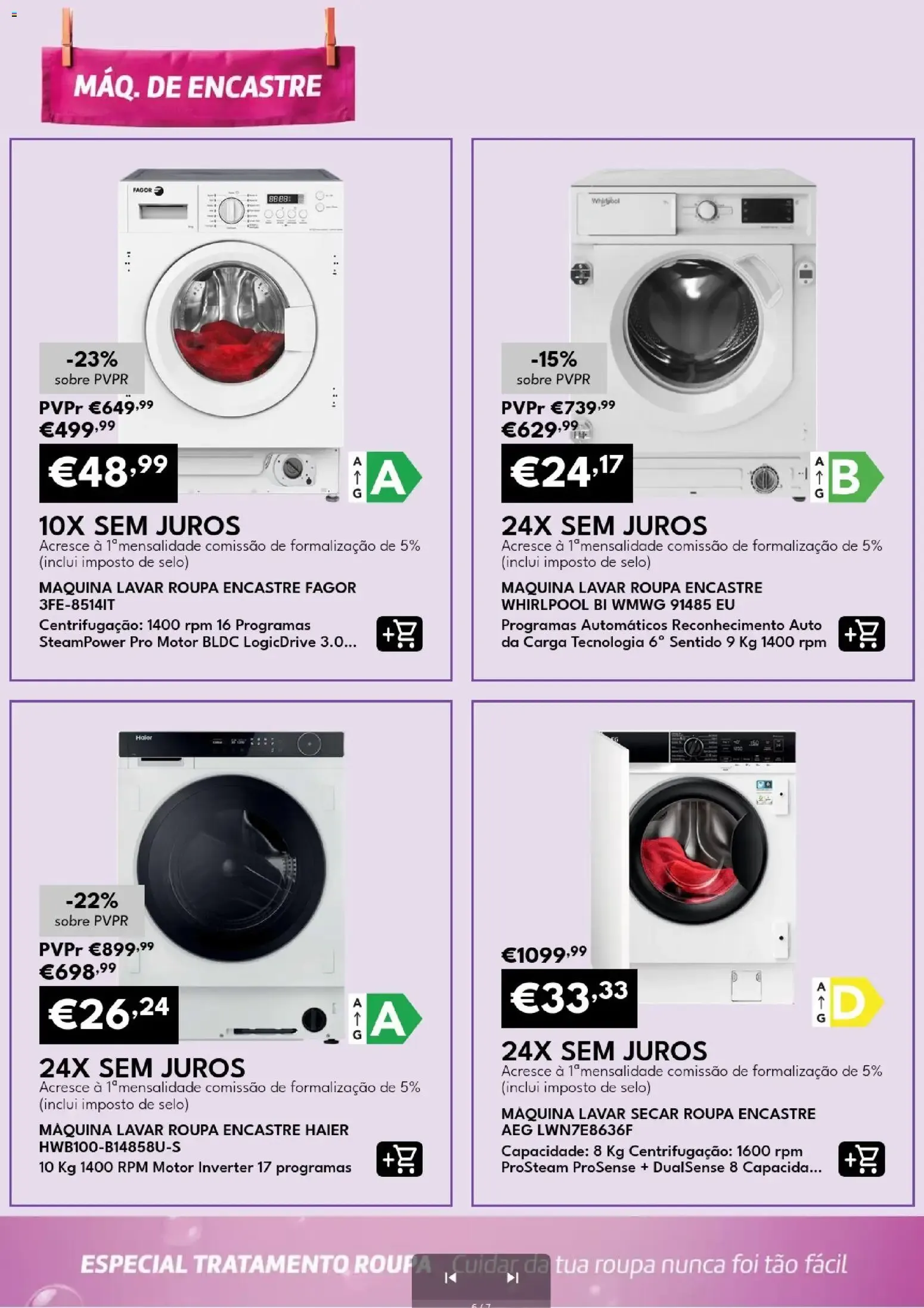 Folheto Radio Popular Especial Tratamento De Roupa » de 07/10/2026 - 21/10/2026 de 7 de outubro até 21 de outubro 2026 - Pagina 7