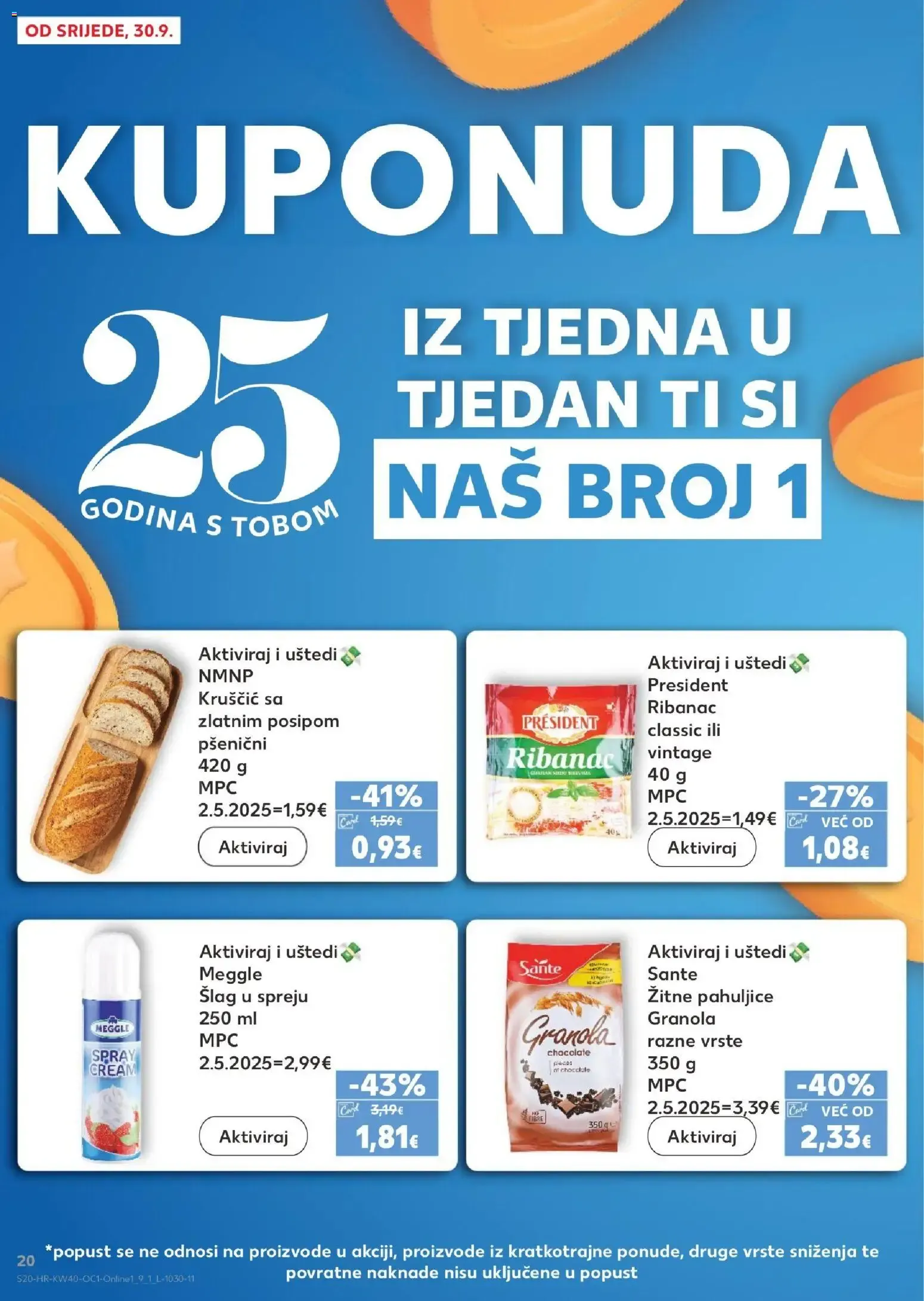 Katalog Kaufland Katalog novi od 30.09.2026 na listanje > letak digitalni od 30. rujna do 6. listopada 2026. - Pregled Stranica 20