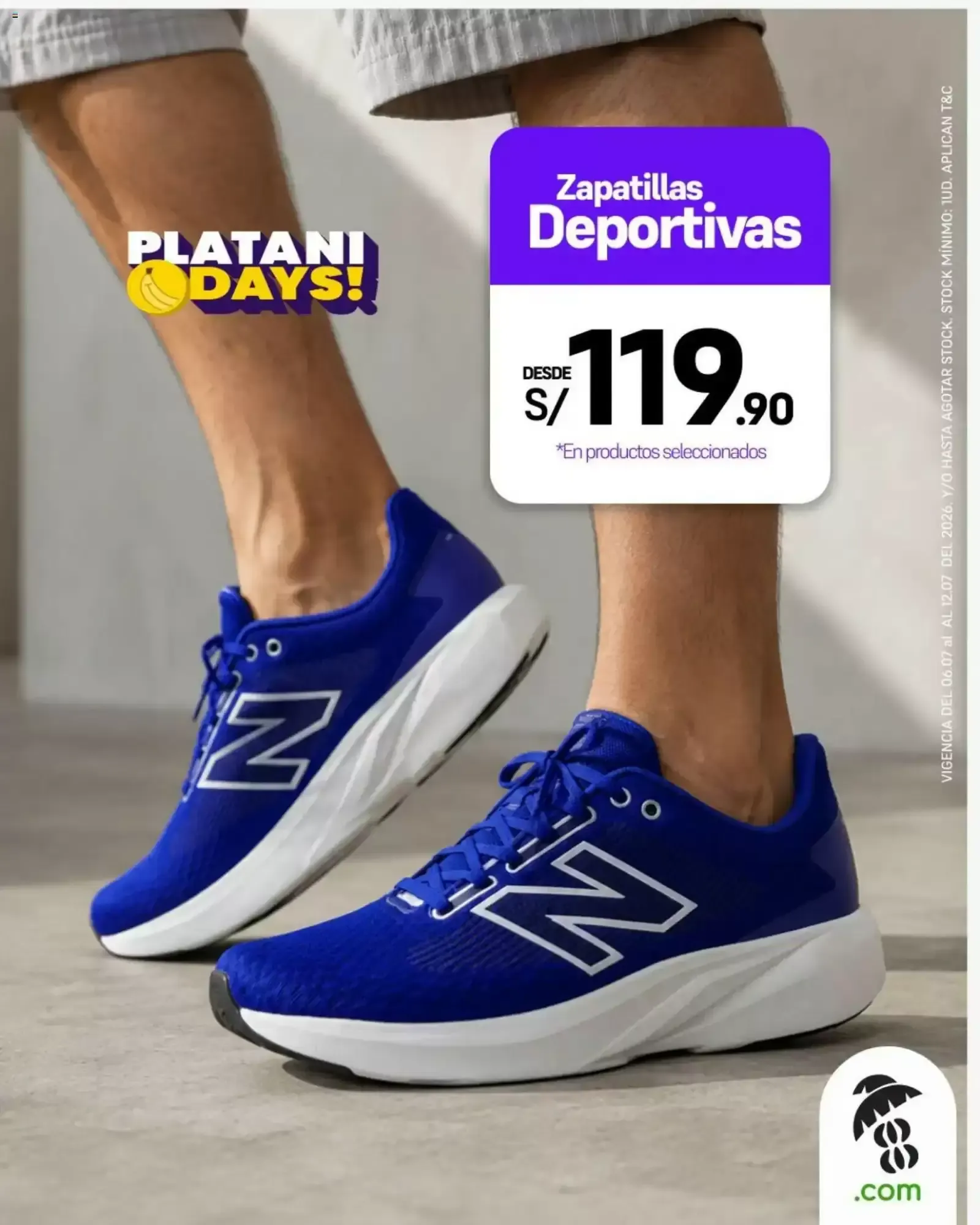 Catalogo de PLATANI DAYS! Zapatillas Deportivas 6 de julio al 12 de julio 2026 - Pag 1