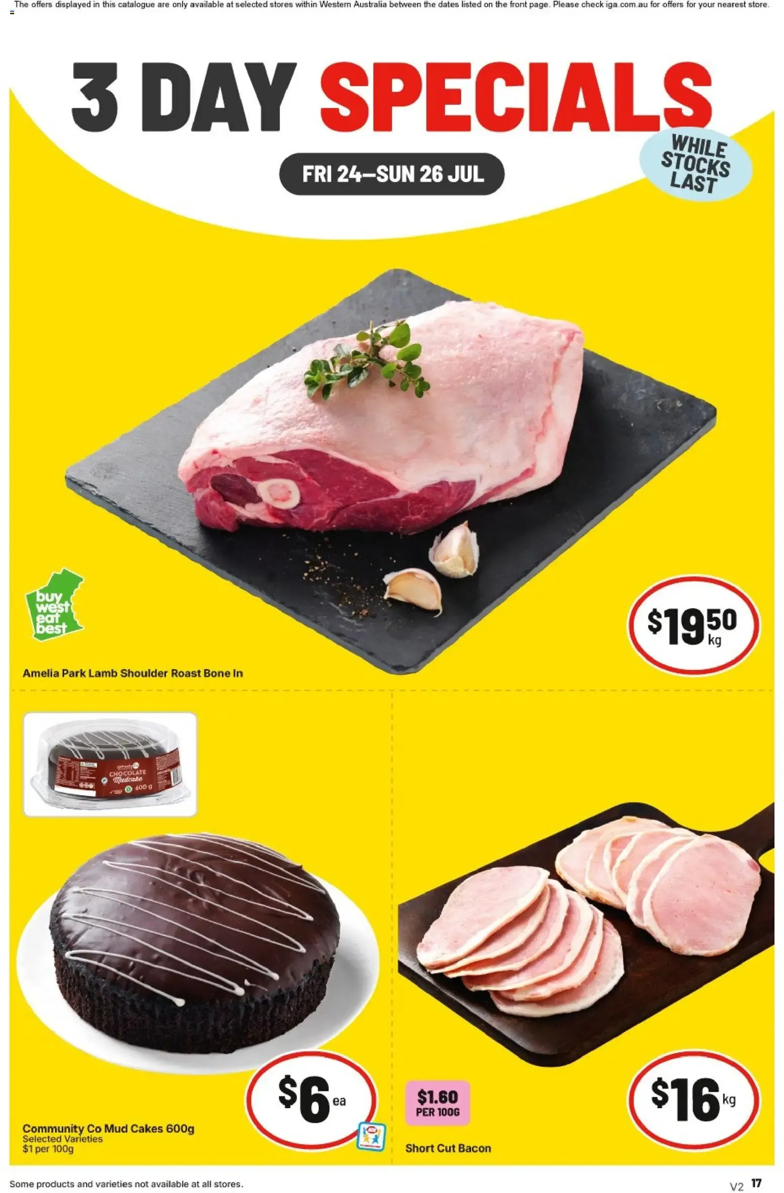 3 DAY SPECIALS - Catalogue valid from 24 July to 26 July 2026 - page 1