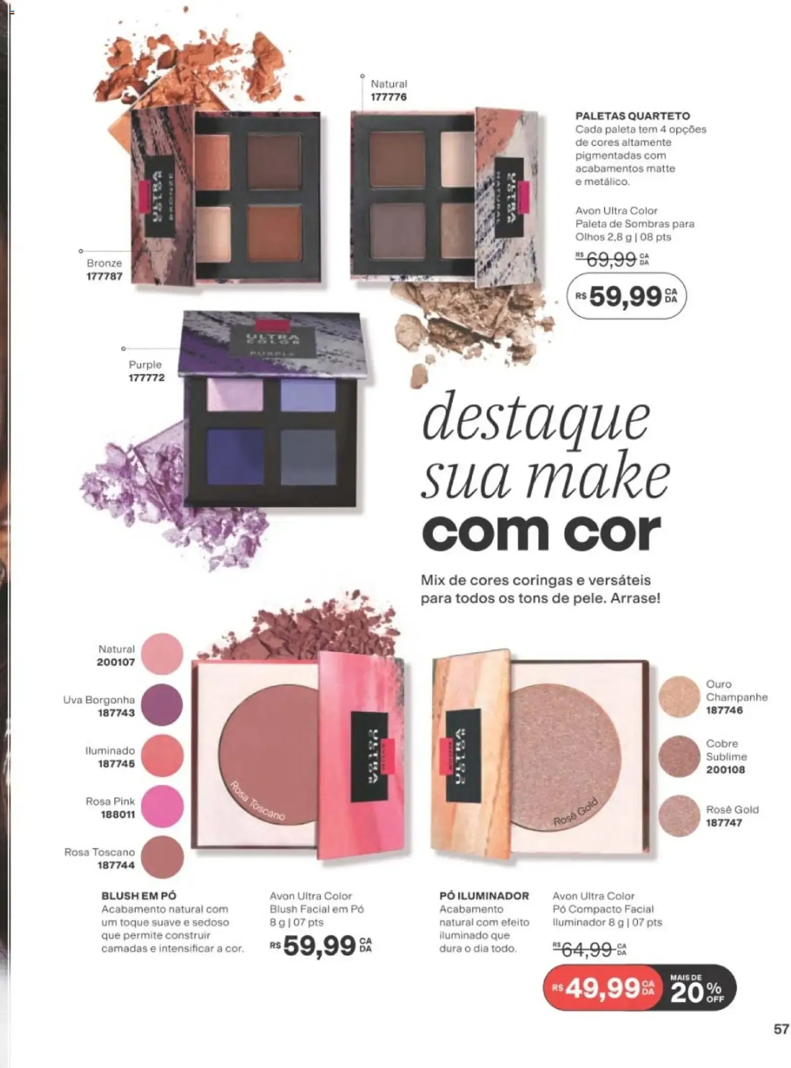 Encarte de Revista Avon folheto - Campanha 14 de 01/09/2026 | Promoção Online 1 de setembro até 20 de setembro 2026 - Pagina 57