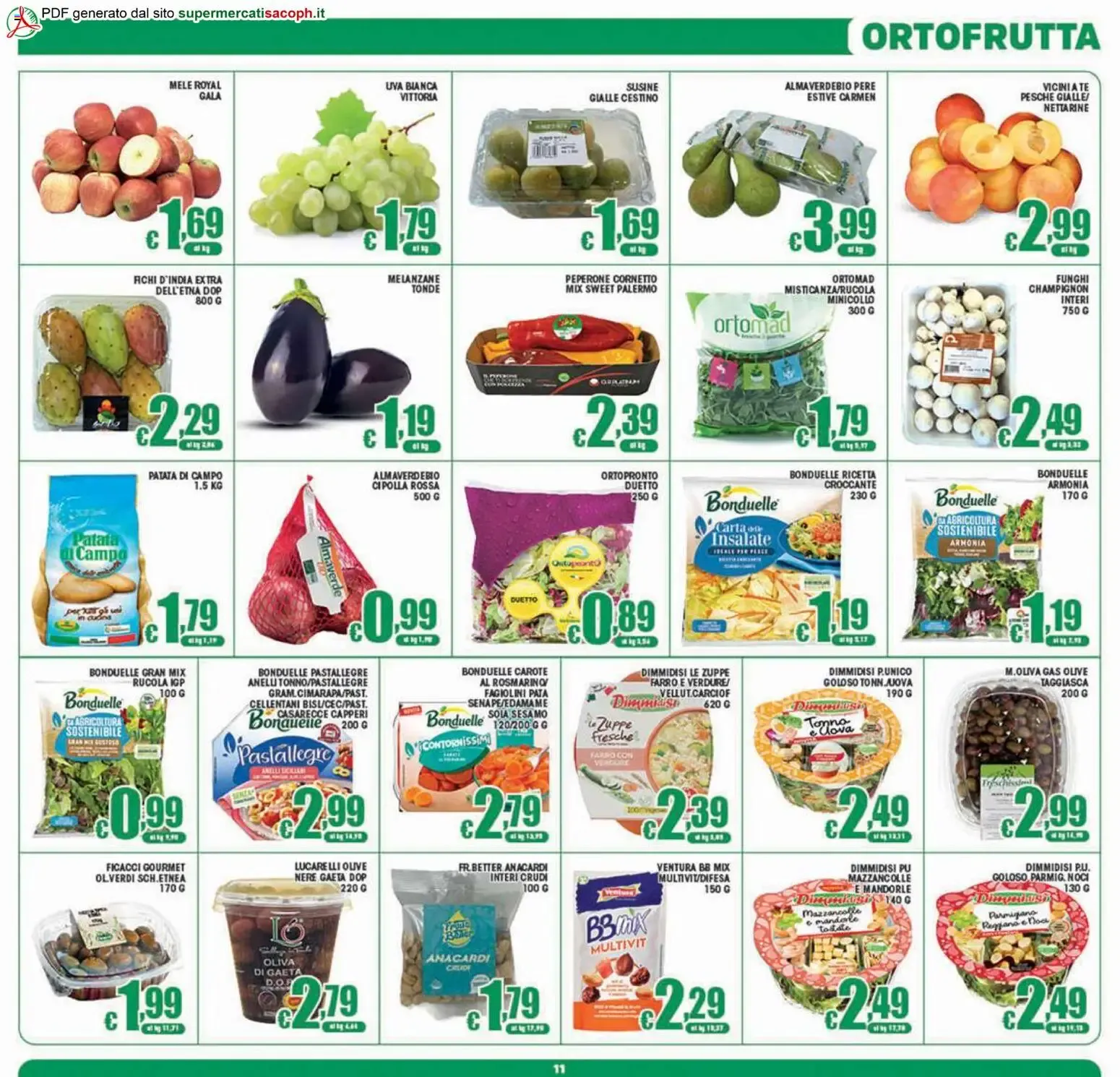 Sacoph volantino dal 21/08/2026 - online Offerte da 21 agosto a 1 settembre di 2026 - Pagina del volantino 11