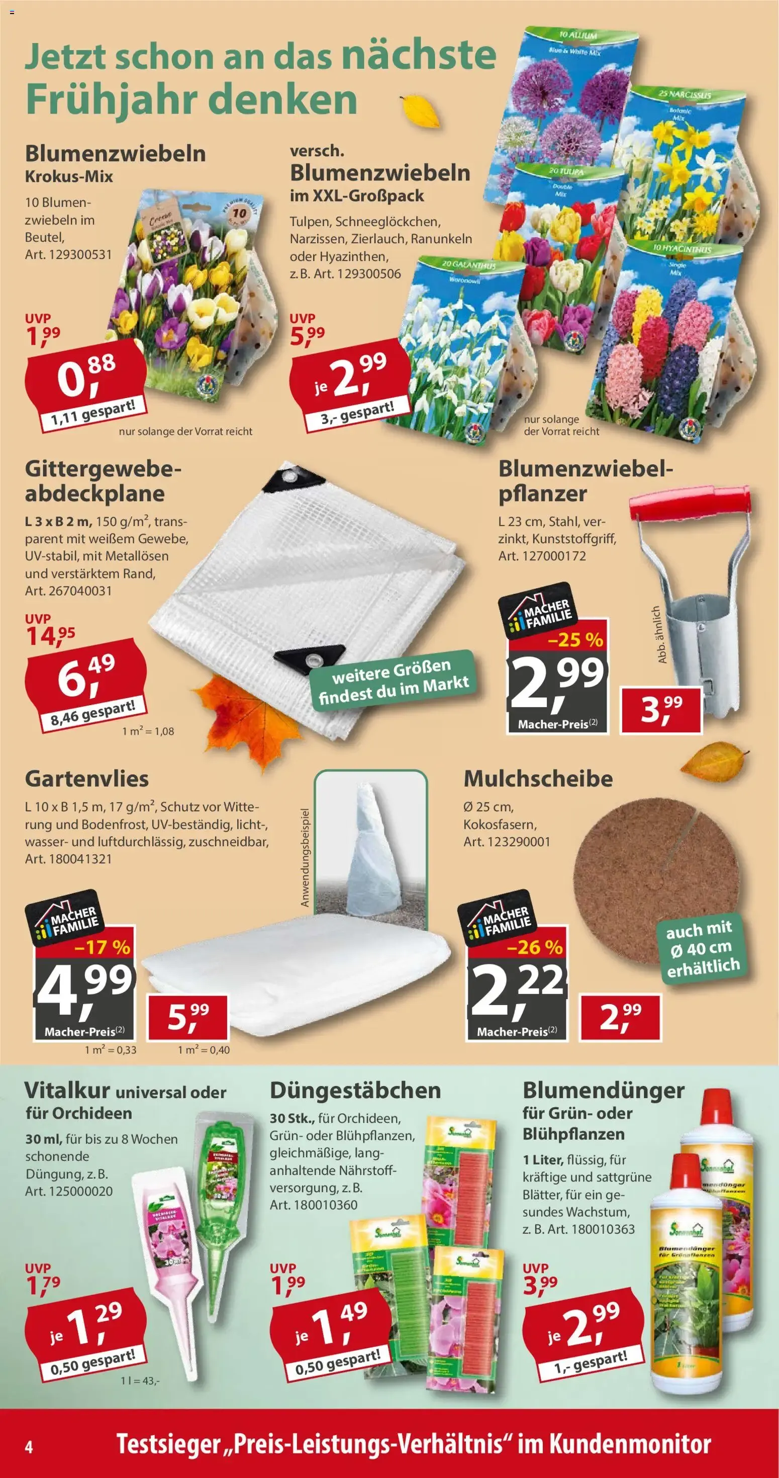 Sonderpreis Baumarkt Prospekt von 26. September bis 2. Oktober 2026 - Prospekt seite 4