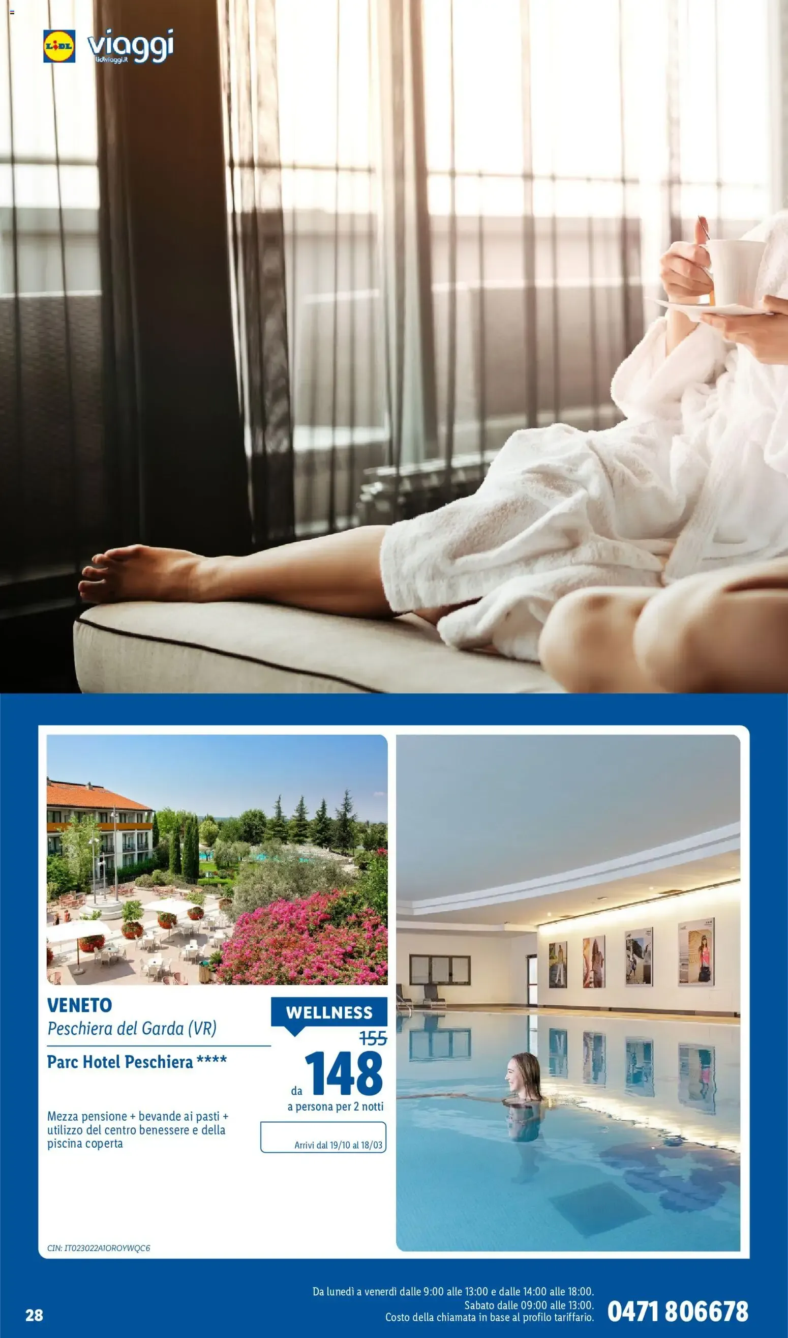 Lidl Viaggi: Mercatini e Wellness da 8 ottobre a 15 dicembre di 2026 - Pagina del volantino 28