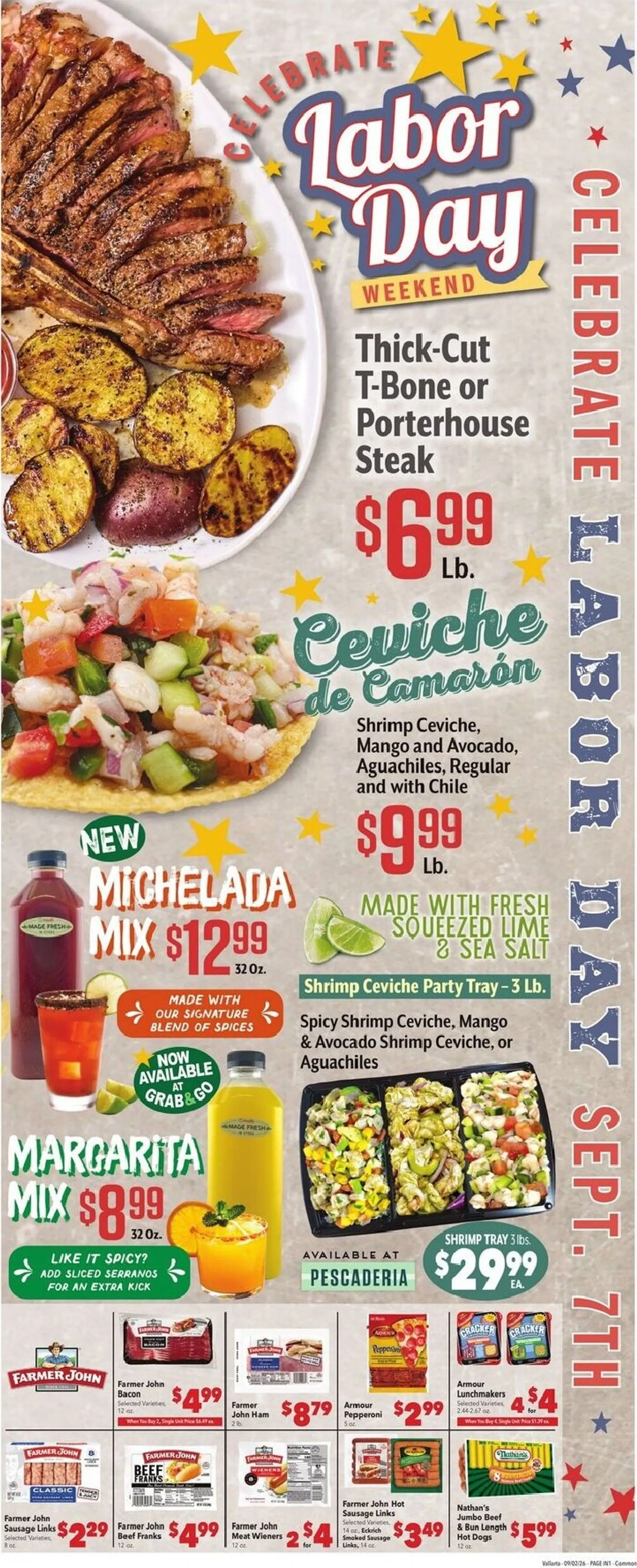 Weekly promotion Current Vallarta leaflet valid from Wednesday 09/02/2026 to Tuesday 09/08/2026 spanning from September 2 to September 8 2026 - Page 5 for Catalogue 365