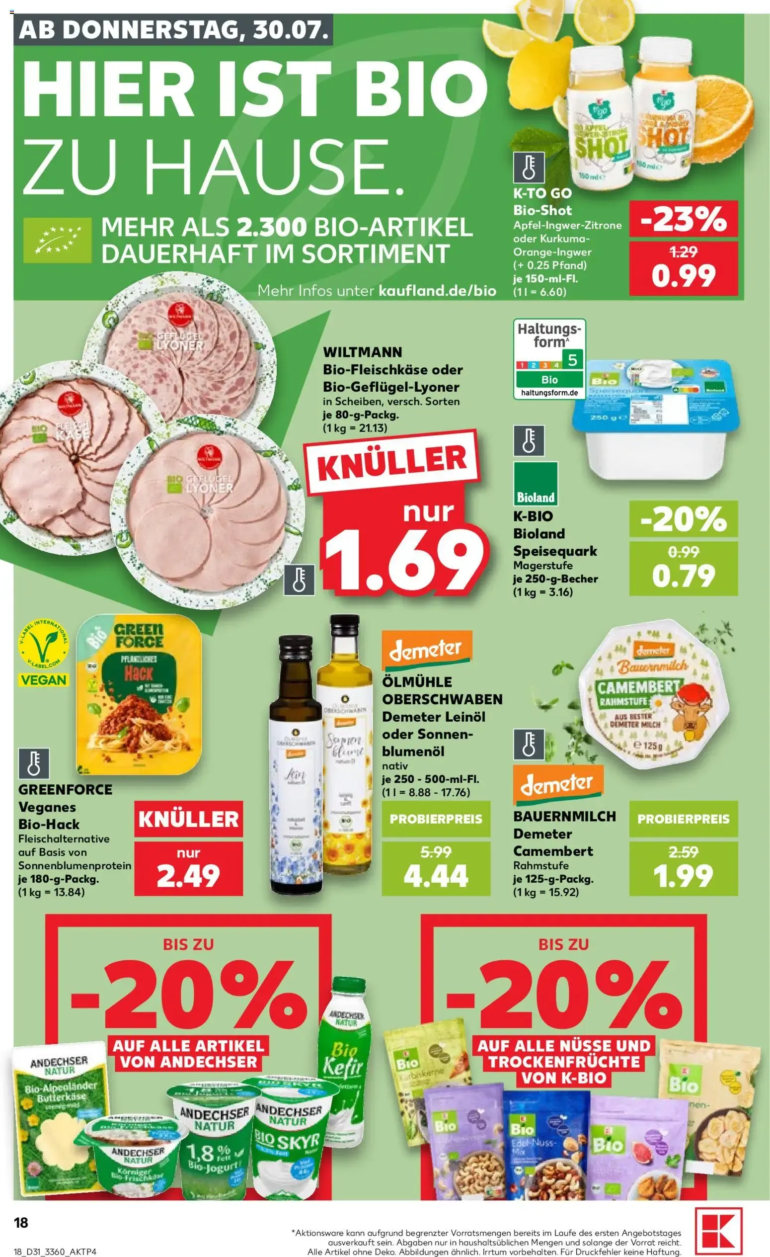 Prospekt Kaufland ab 30.07.2026 » Angebote Online zum Blättern von 30. Juli bis 5. August 2026 - Prospekt seite 18