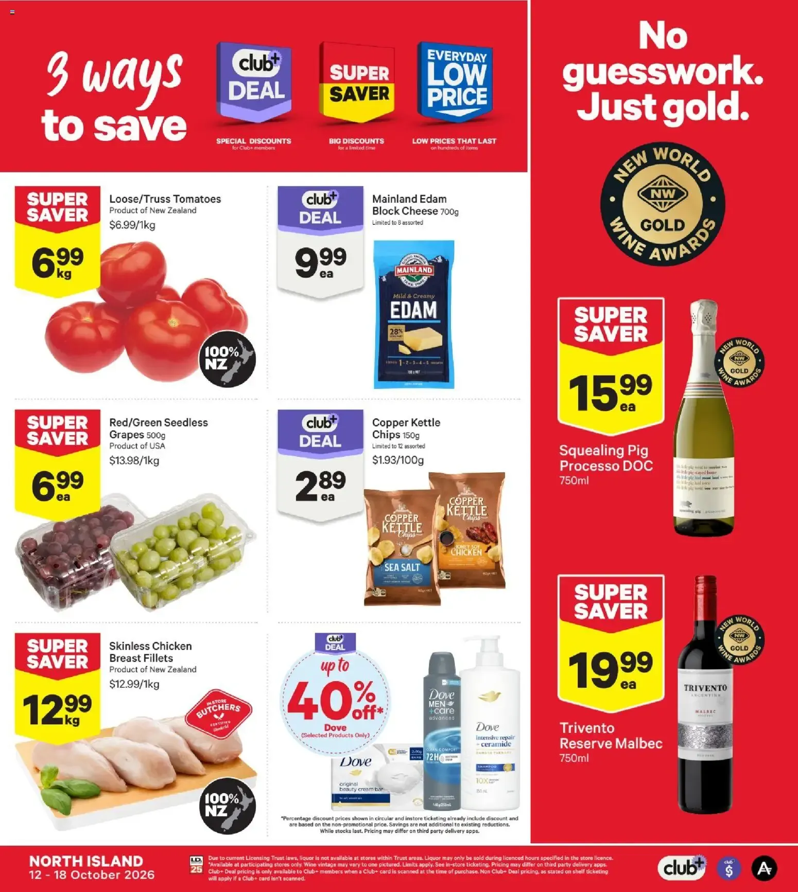 New World new specials valid 12 Oct 2026 - 18 Oct 2026 from 12 October to 18 October 2026 - Catalogue Page 1