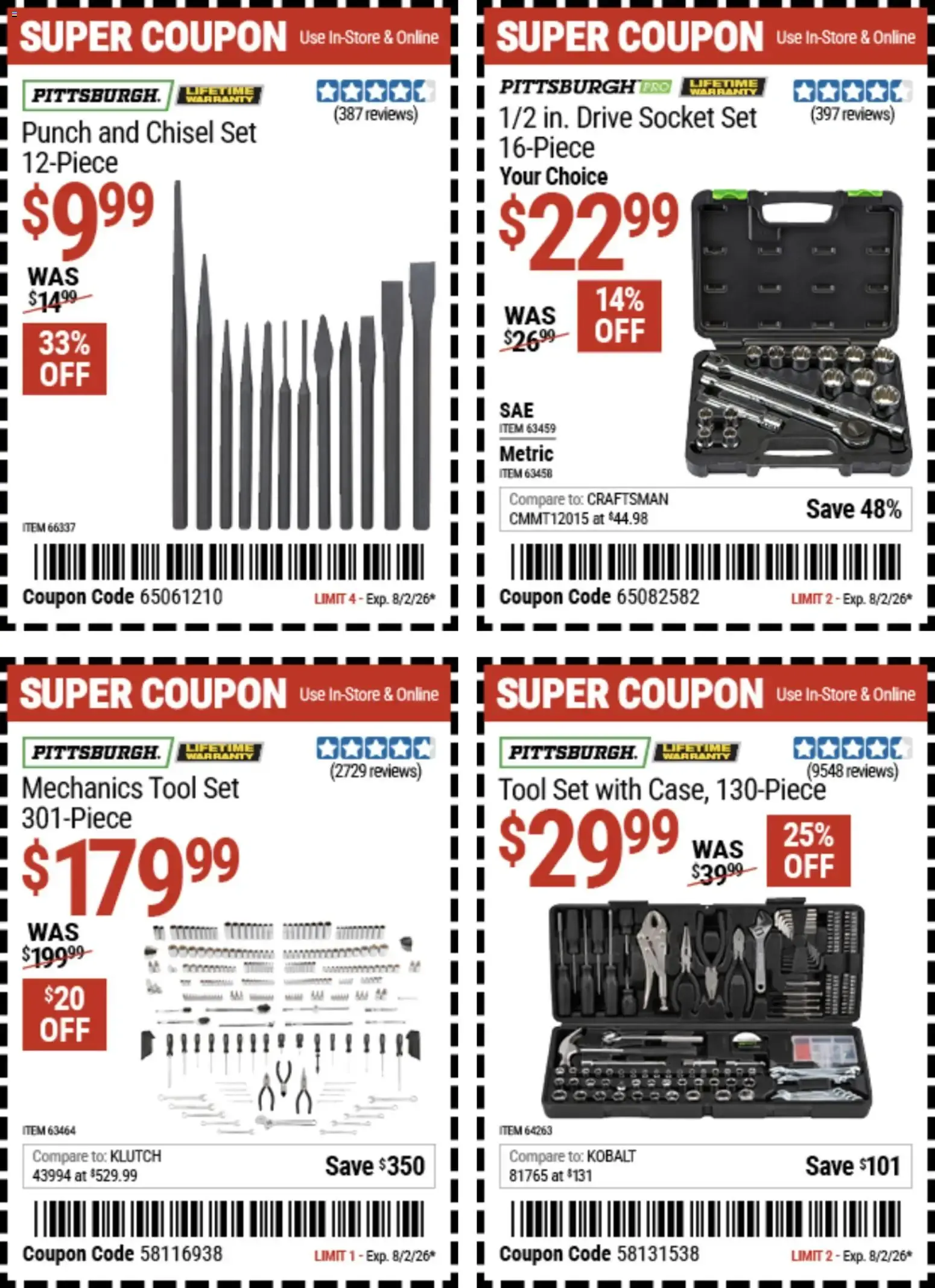 Weekly ad Harbor Freight Coupon Deals from July 20 to August 2 2026 - Page 20