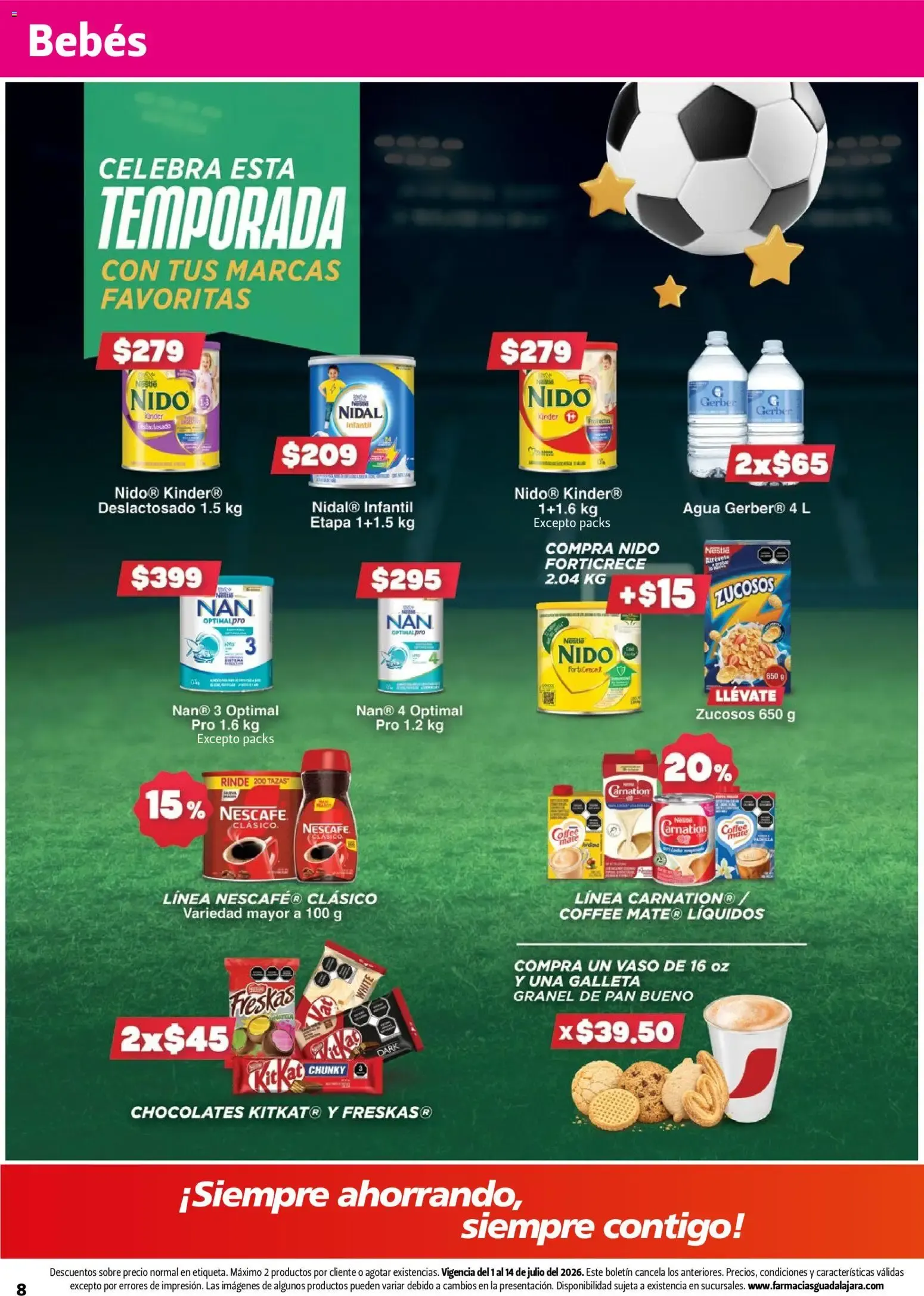 Catálogo de Farmacia Guadalajara catálogo (01/07/2026 - 14/07/2026) - catálogo en línea 1 de julio al 14 de julio 2026 - Pagina 8