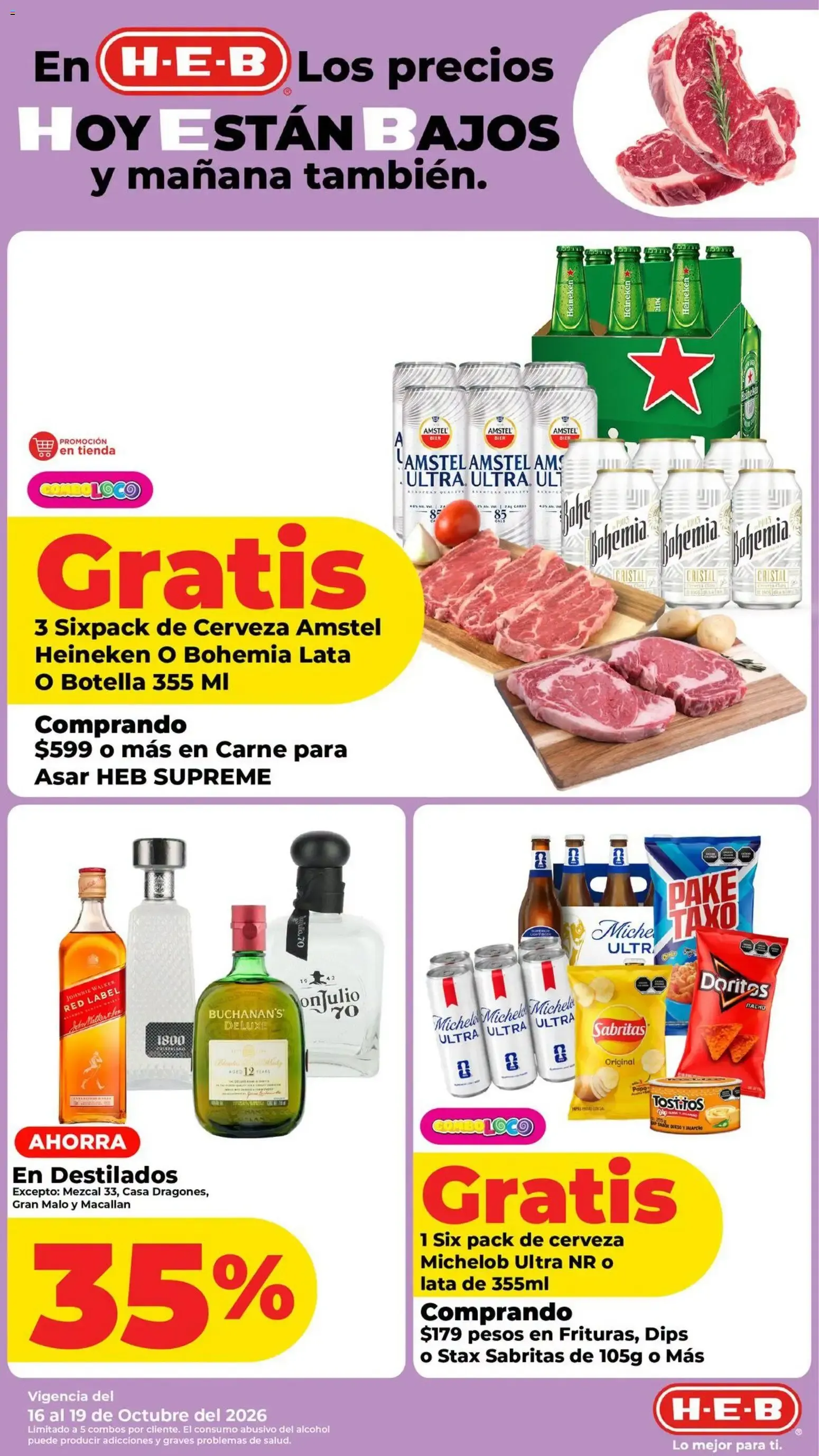 Catálogo de En H-E-B Los precios HOY ESTÁN BAJOS y mañana también. 16 de octubre al 19 de octubre 2026 - Pagina 2