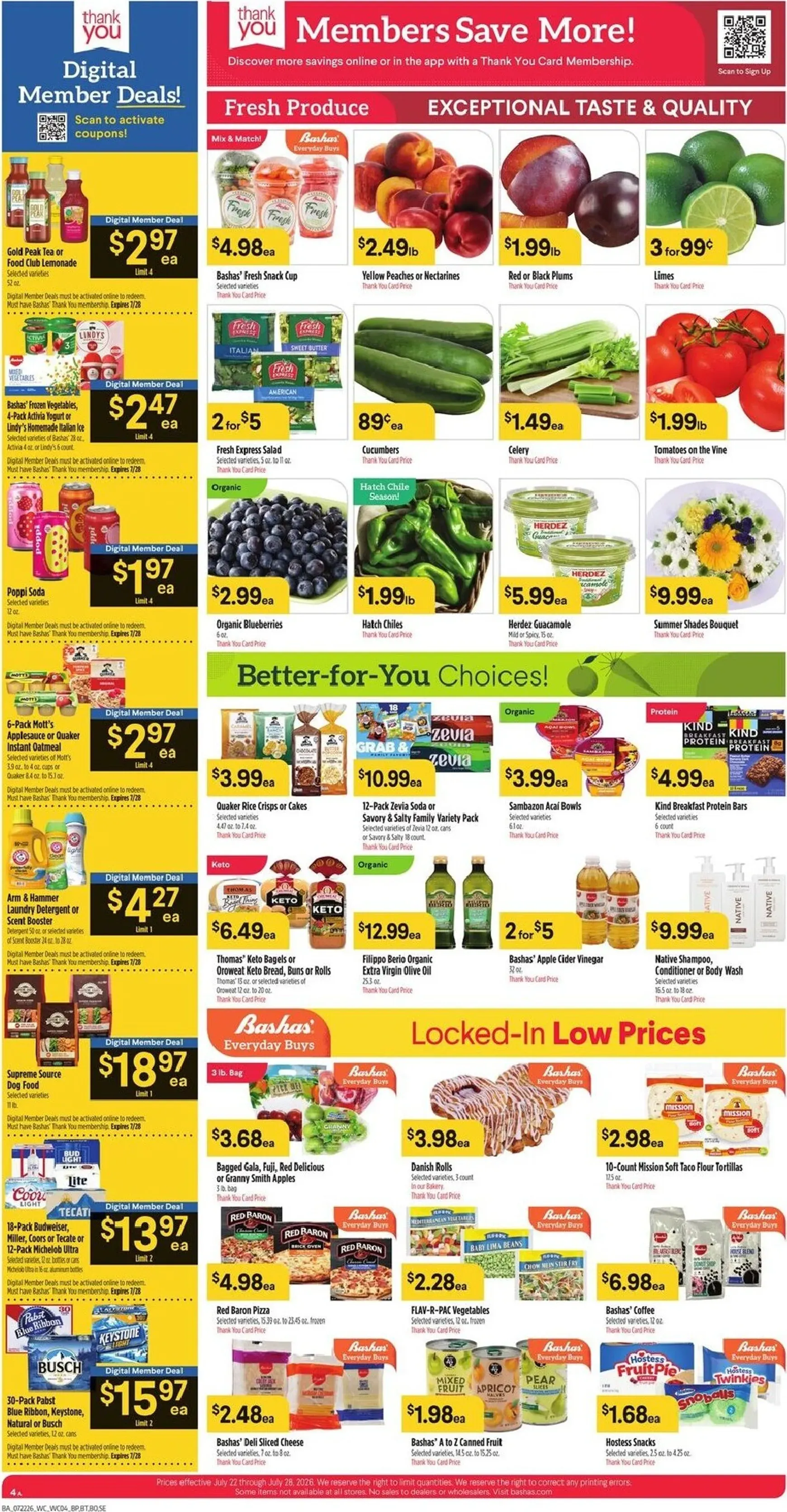 Weekly ad Bashas' PEAK PRODUCE from July 22 to July 28 2026 - Page 4