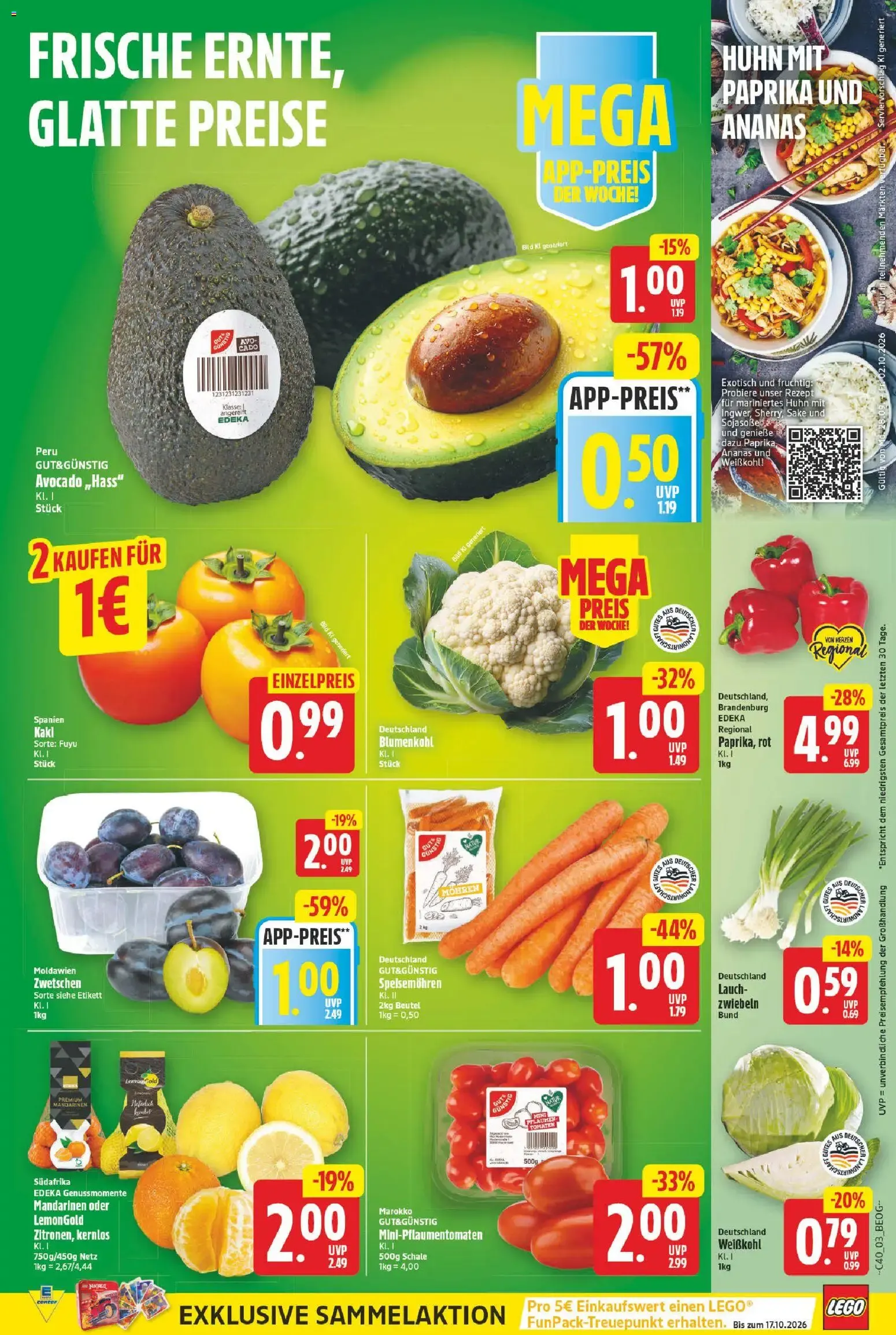 EDEKA Center - 20% Rabatt auf EDEKA Bio Milch-, Joghurt- und Quarkartikel von 28. September bis 2. Oktober 2026 - Prospekt seite 3