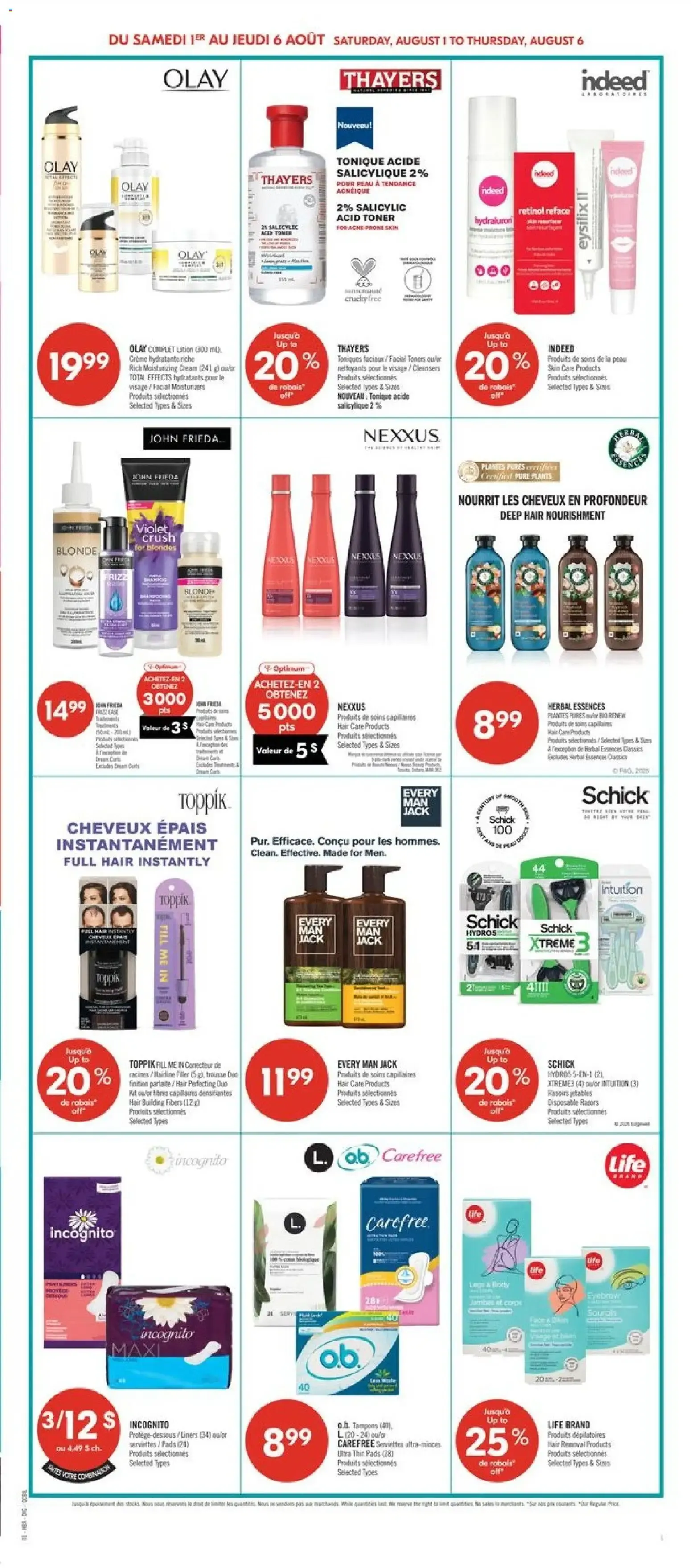 SOLDE DE 2 JOURS / 2 DAY SALE from August 1 to August 2 2026 - flyer page 11