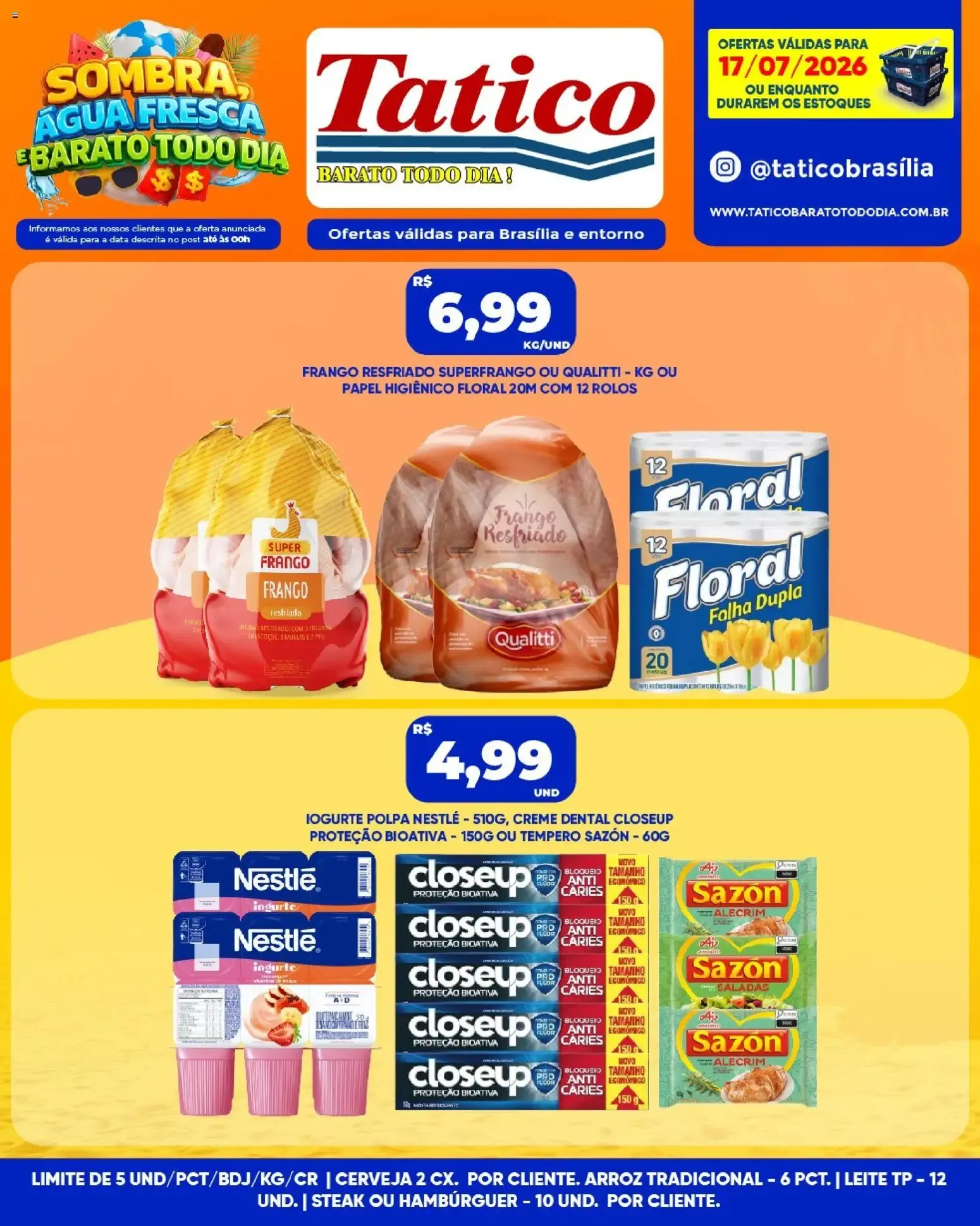 Encarte de Tatico ofertas Fim de Semana de 18/07/2026 | Promoções Online 18 de julho até 19 de julho 2026 - Pagina 27