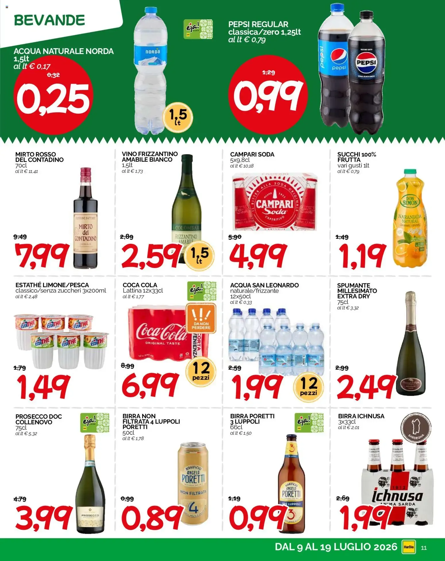 HarDis volantino dal 09/07/2026 - online Offerte da 9 luglio a 19 luglio di 2026 - Pagina del volantino 11
