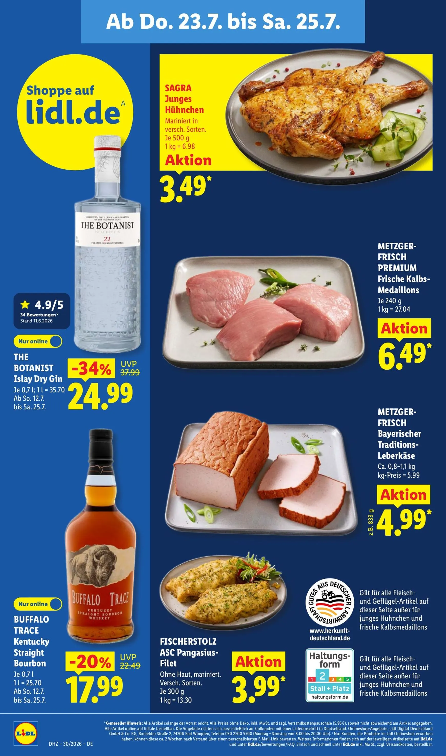 Lidl: Sparen beim Preisführer von 20. Juli bis 25. Juli 2026 - Prospekt seite 53