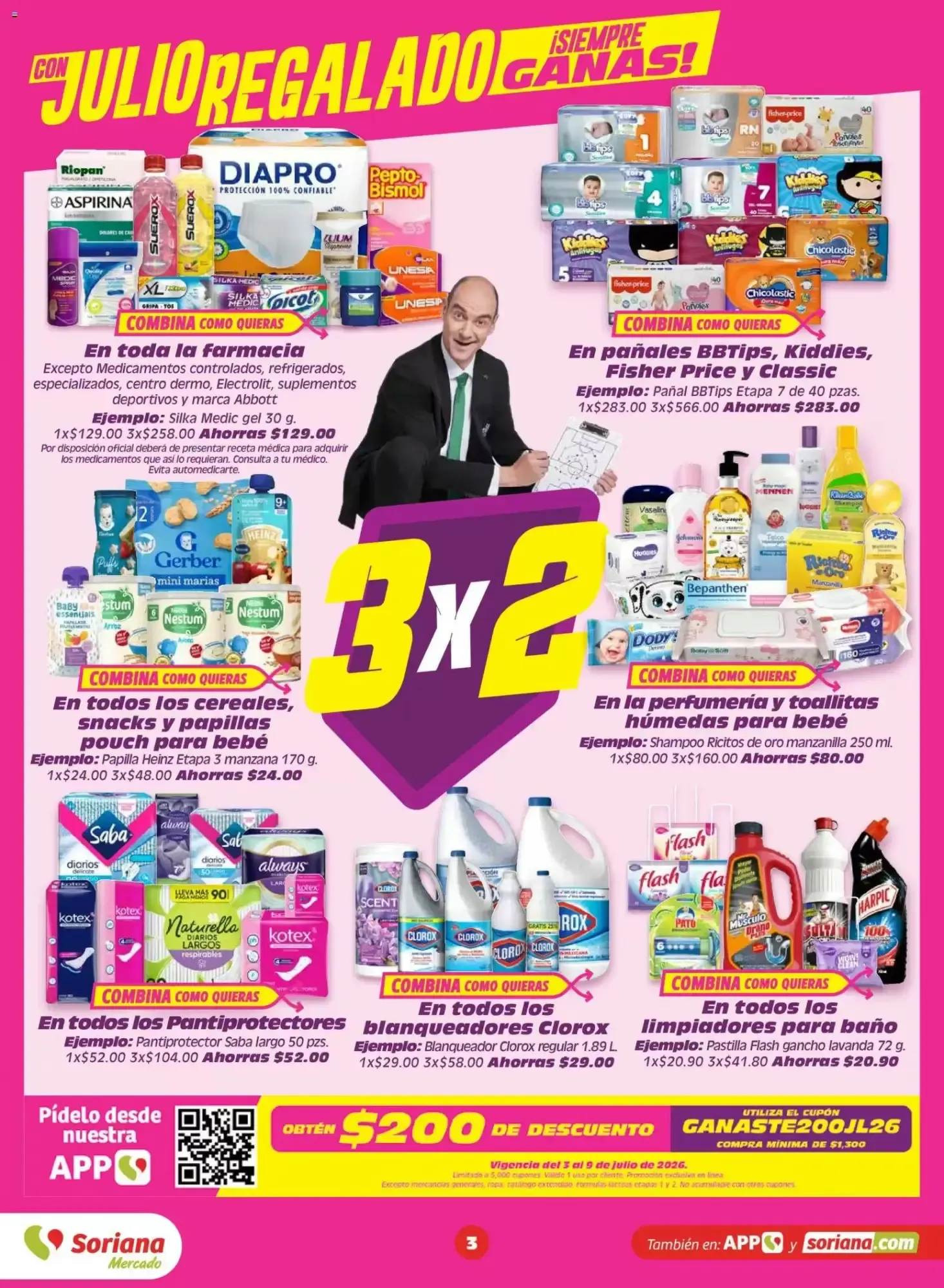 Catálogo de Folleto Soriana Mercado semana 27 3 de julio al 9 de julio 2026 - Pagina 3