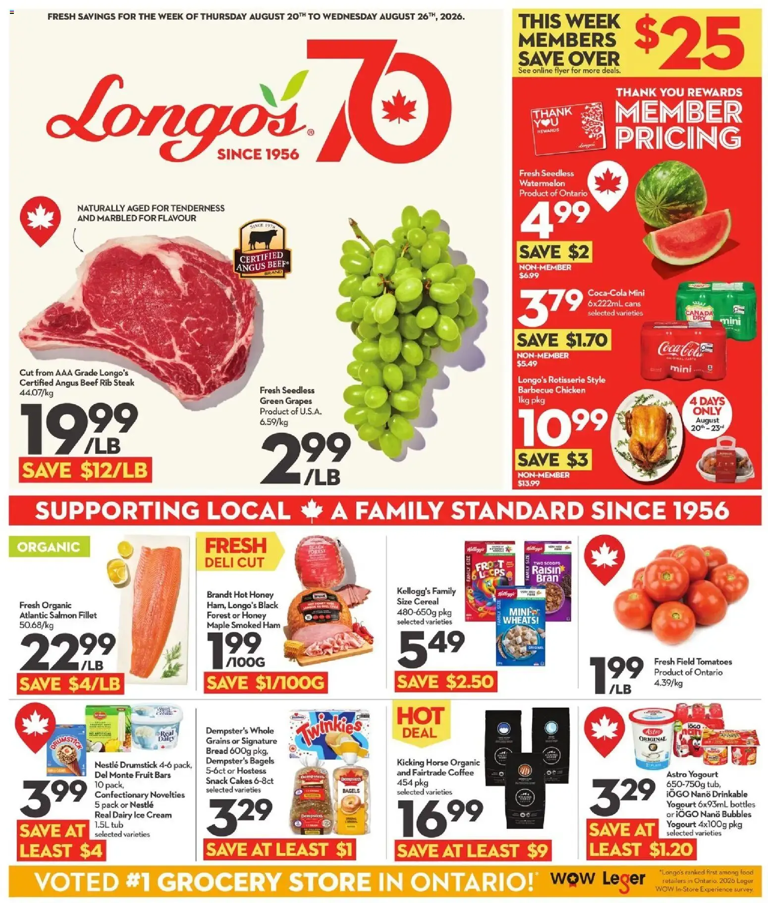 Longo's weekly flyer / circulaire from Aug 20, 2026 > weekly specials & deals