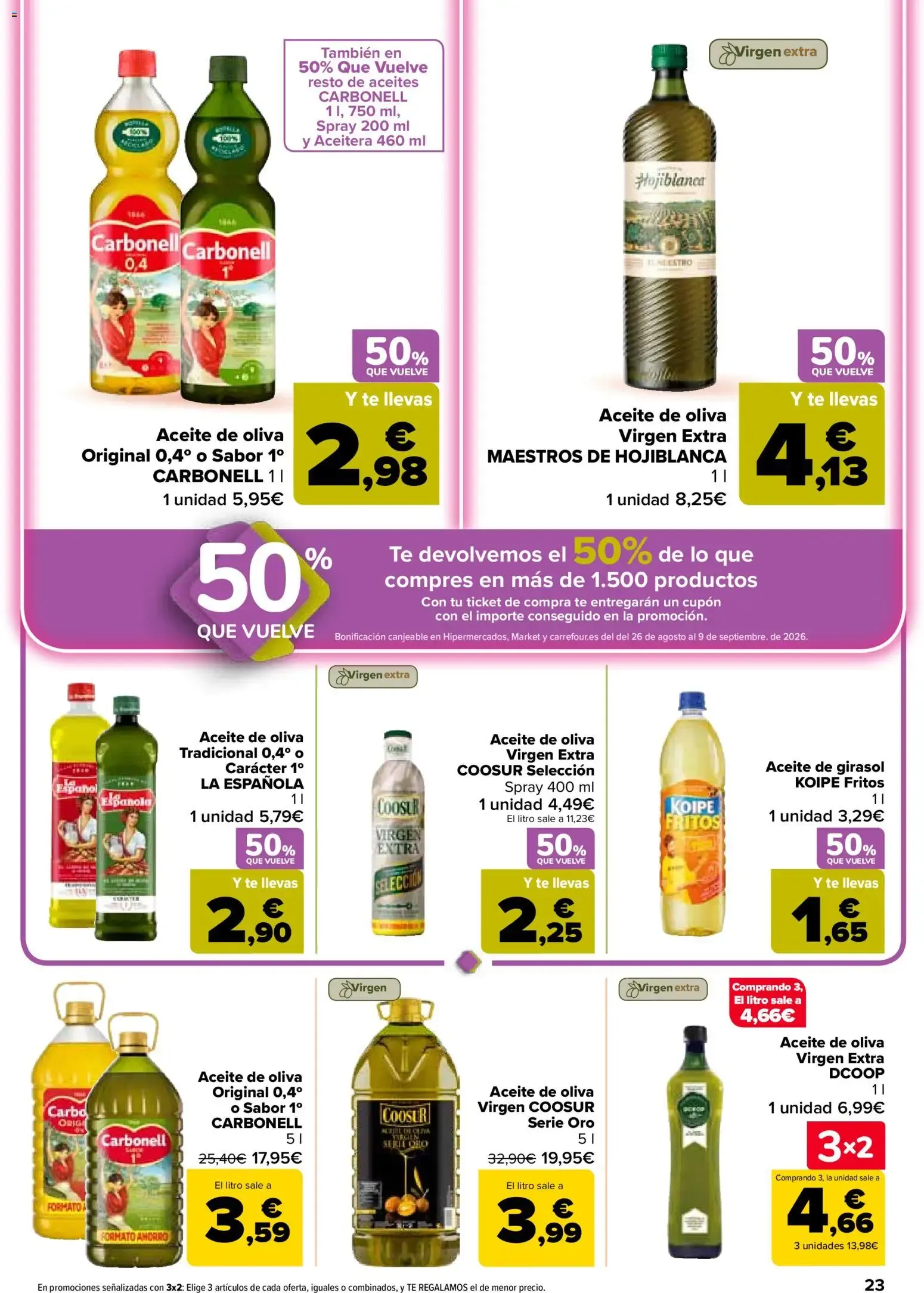 Catálogo de Carrefour folleto del 11/08/2026 | Catálogo 11 de agosto al 25 de agosto 2026 - Página 23