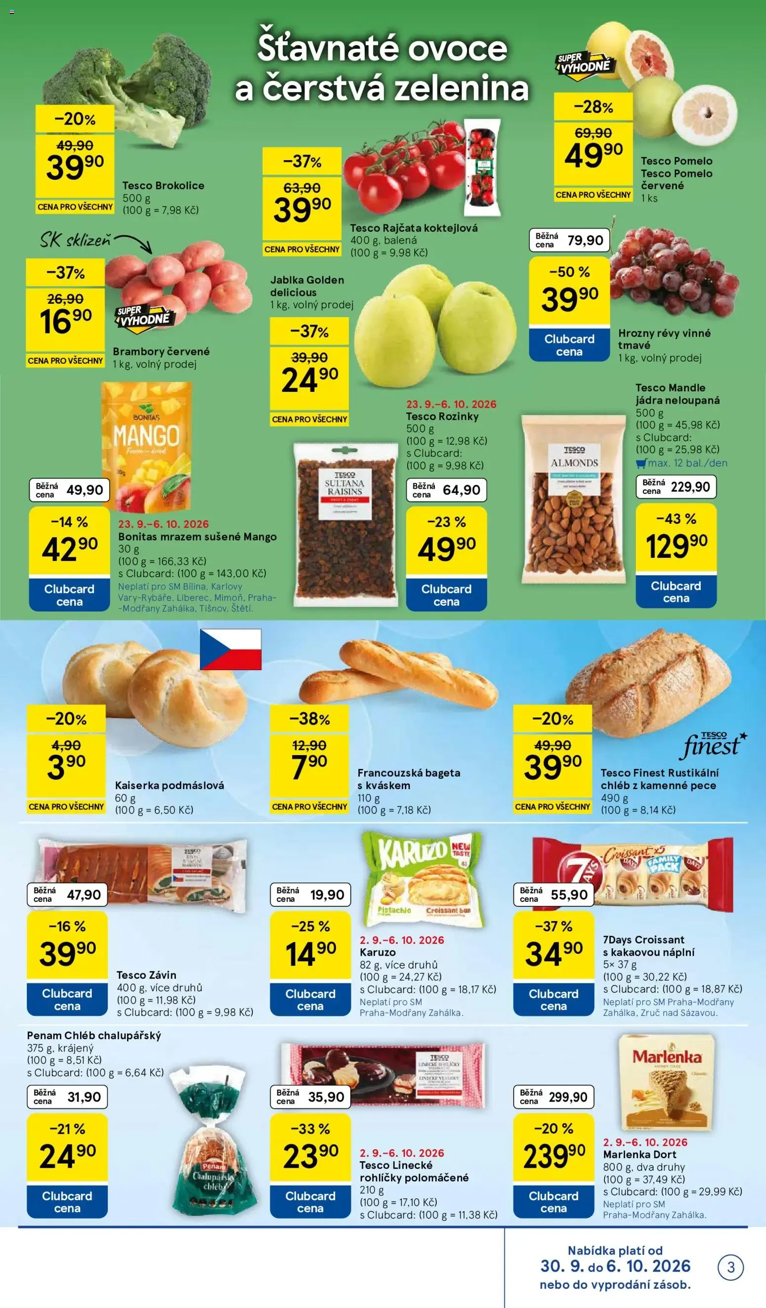 Tesco leták na tento + příští týden 30.09.2026 - 30. září 6. října 2026 - Page 3