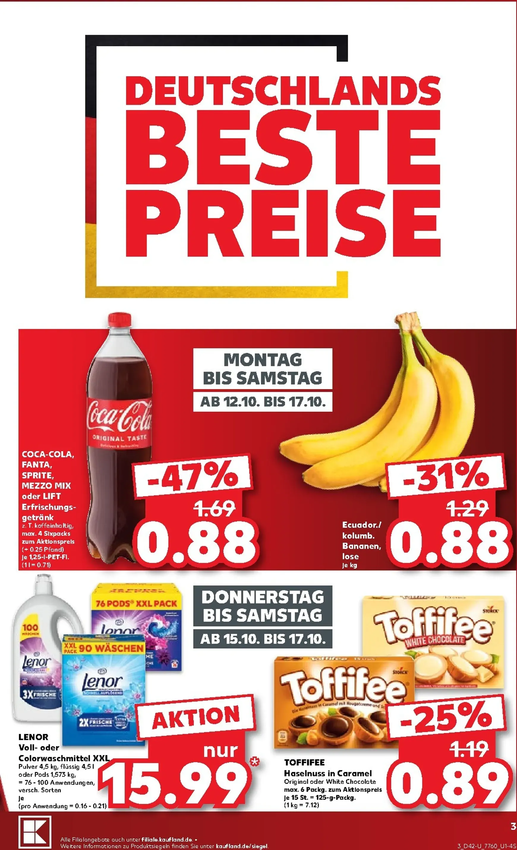 Kaufland Prospekt nächste Woche – von Montag 12.10.2026 bis Samstag 17.10.2026 von 12. Oktober bis 17. Oktober 2026 - Prospekt seite 3