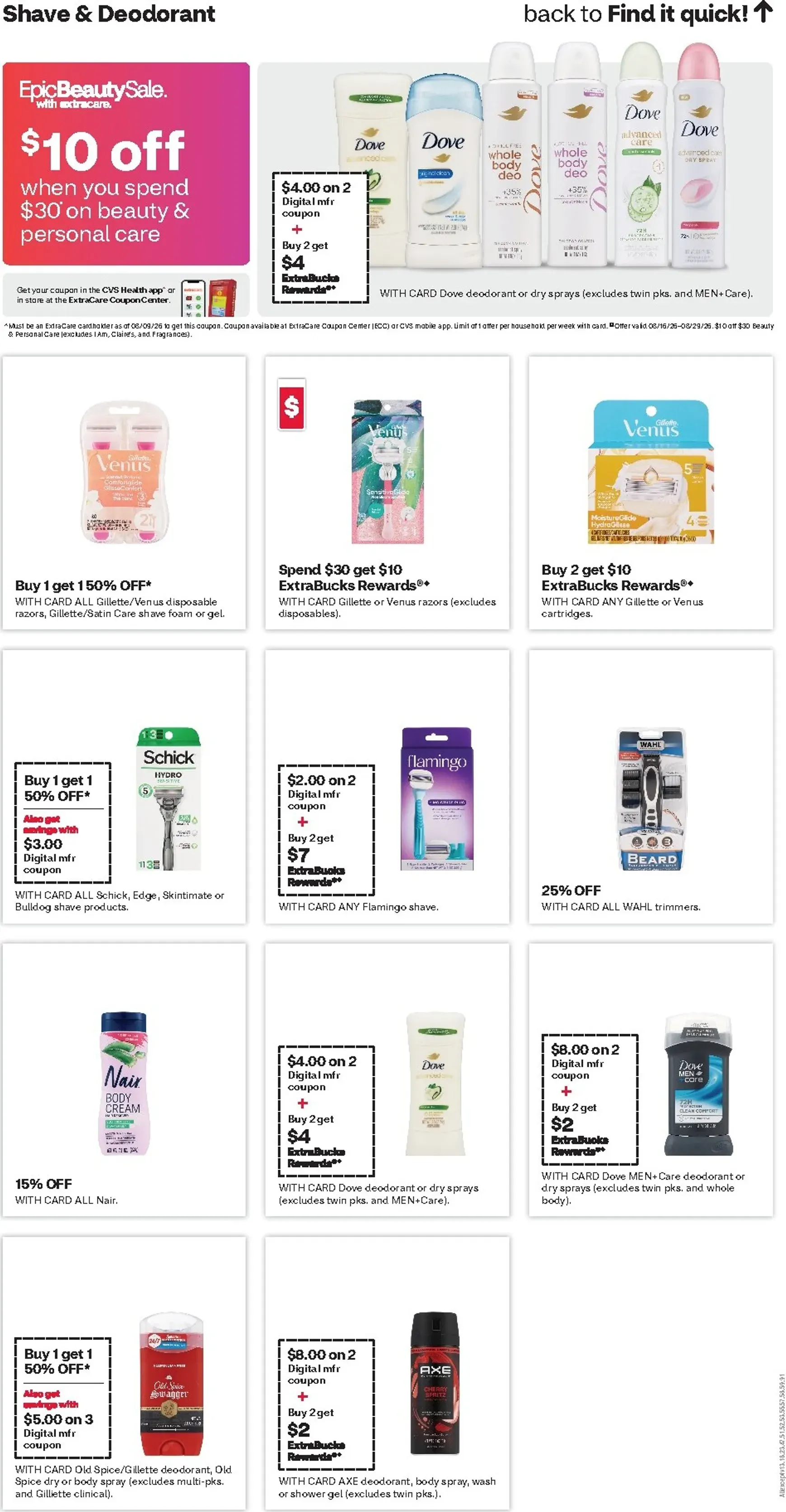 Weekly promotion Epic Beauty Sale with Extracare spanning from August 16 to August 22 2026 - Page 15 for Catalogue 365