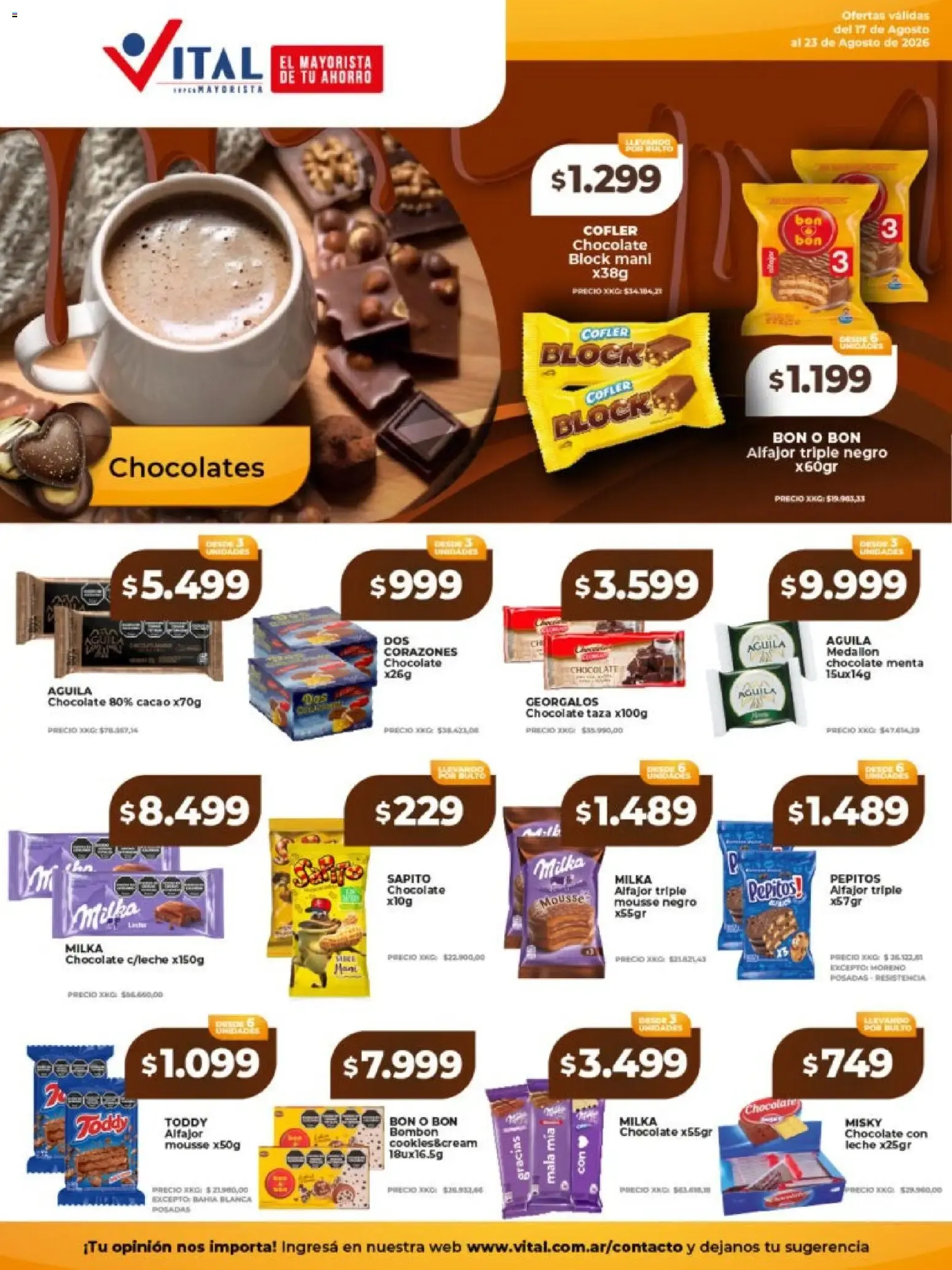 Ofertas de Vital - Ofertas || del 17/08/2026 - 23/08/2026 || Catálogo 17 de agosto al 23 de agosto 2026 - Página 24 del catálogo