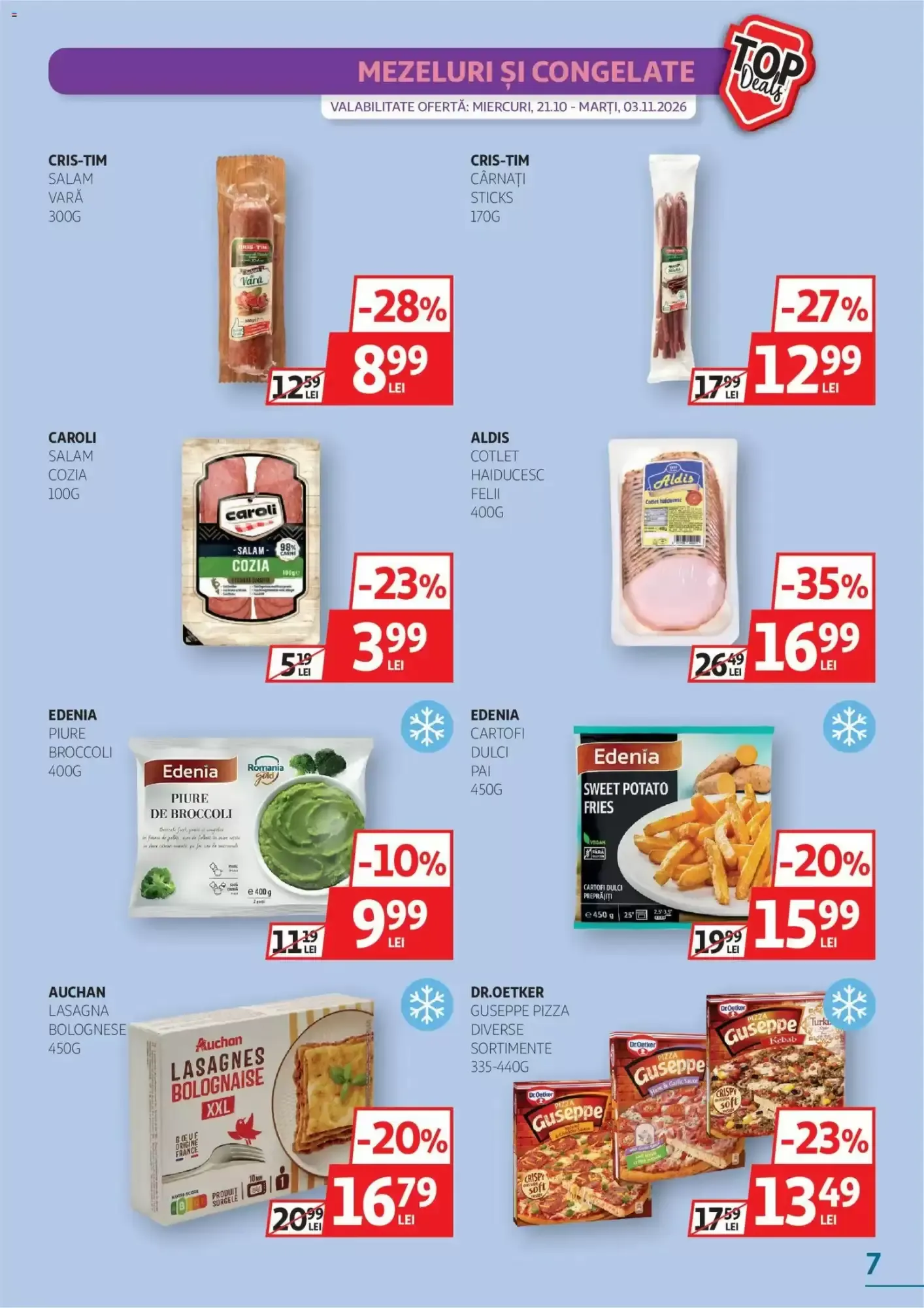 Catalog Catalog Auchan de la 21 octombrie până la 3 noiembrie 2026 - Revista Pagina 7