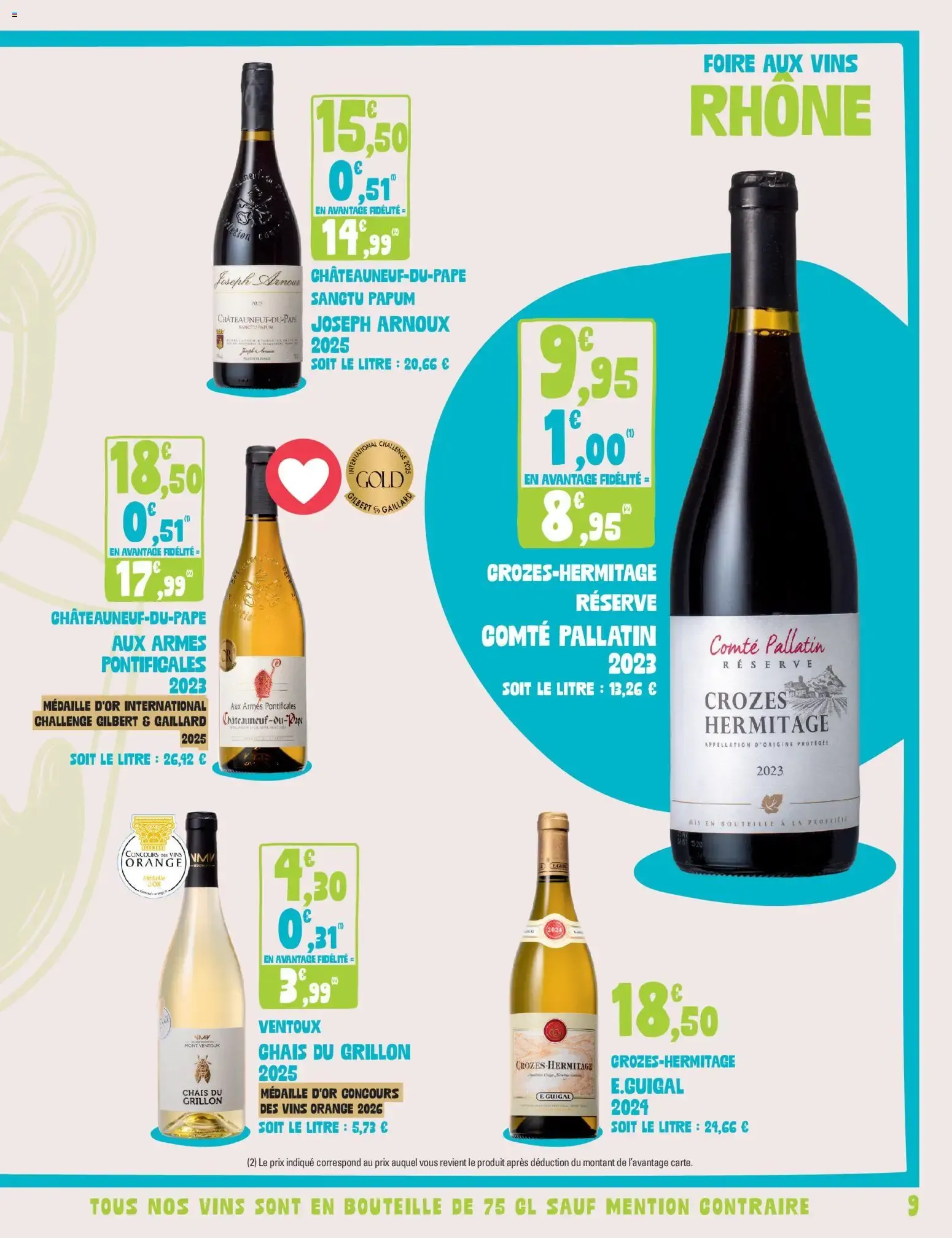 Foire aux Vins Supermarchés G20 du 23 septembre au 11 octobre 2026 - Catalogue page 9