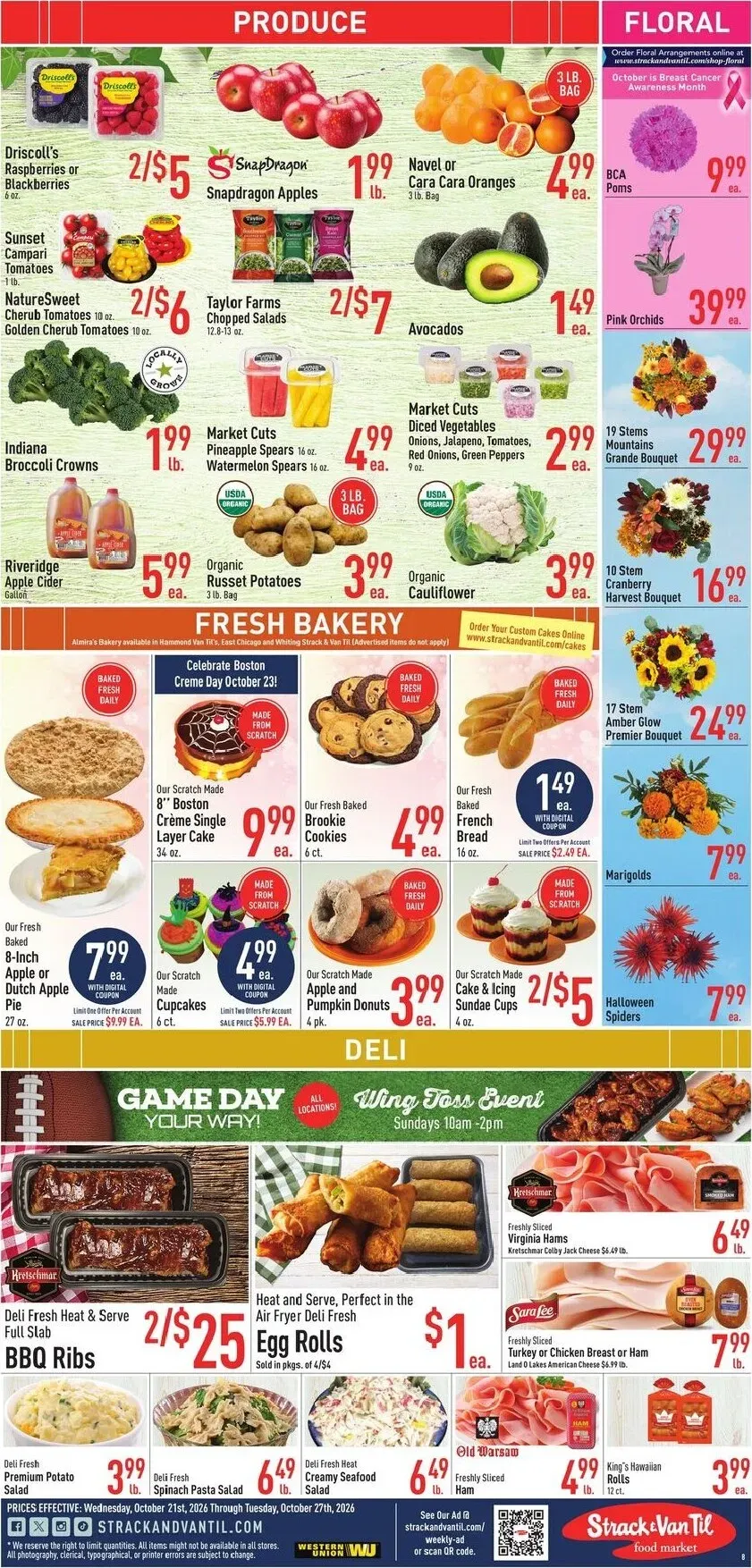 Weekly promotion Strack & Van Til - Mega Produce Sale spanning from October 21 to October 27 2026 - Page 10 for Catalogue 365
