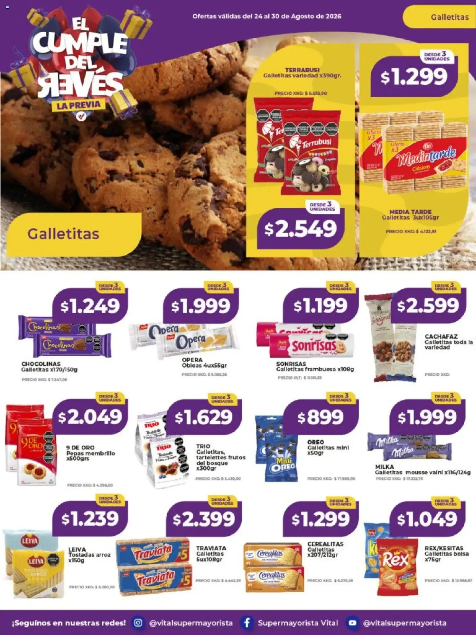 Ofertas de Vital Supermayorista - El Cumple del Revés - Ofertas 24 de agosto al 30 de agosto 2026 - Página 23 del catálogo