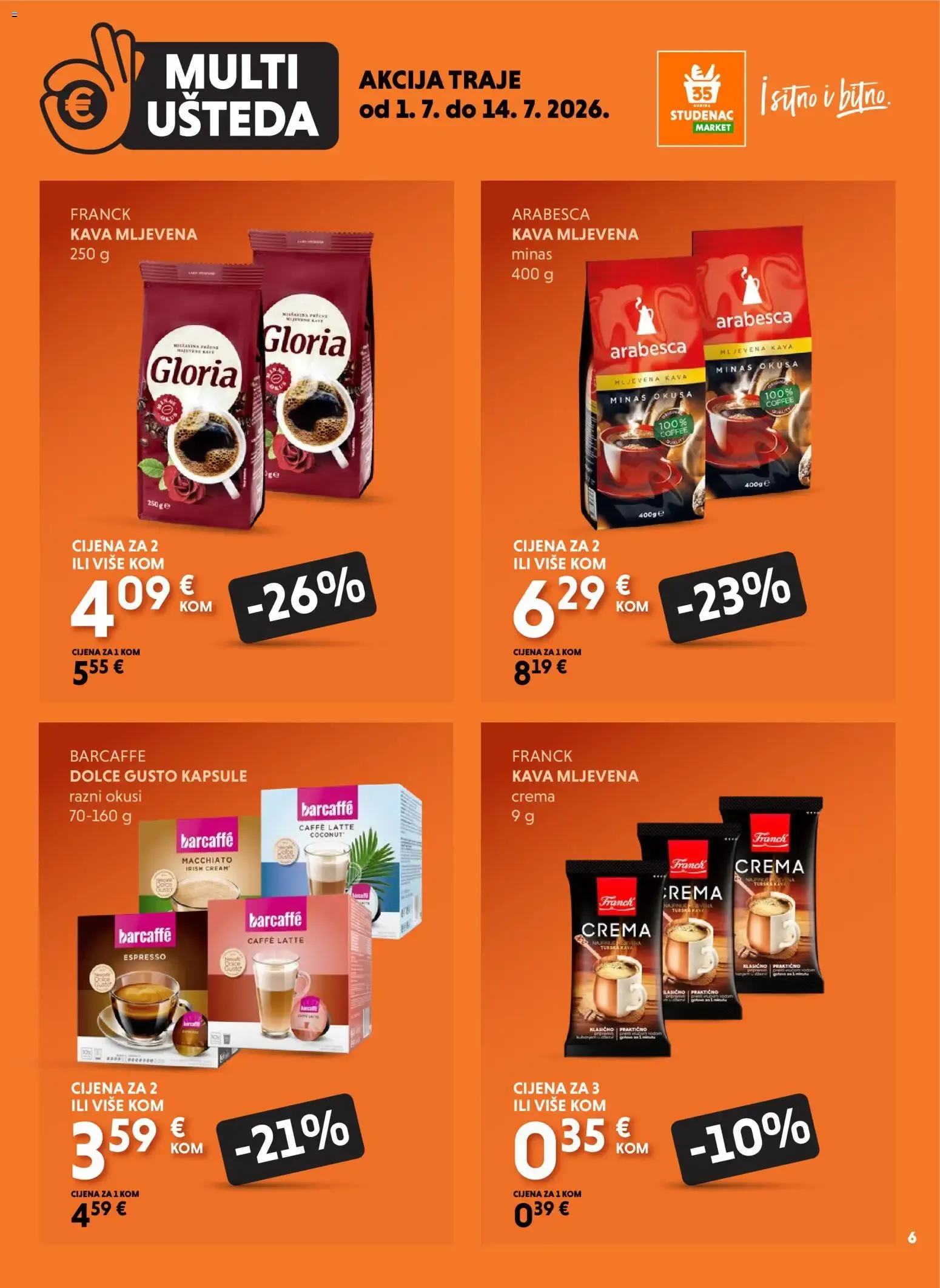Katalog Multi Ušteda od 1. srpnja do 14. srpnja 2026. - Pregled Stranica 6