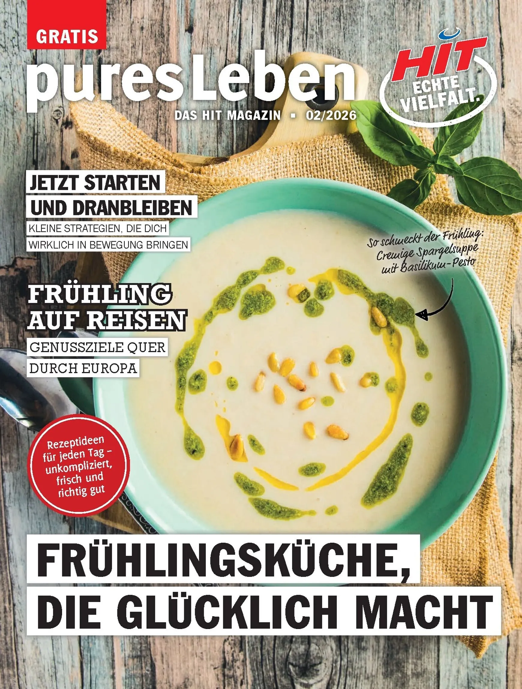 Pures Leben Magazine 02/2026 von 1. April bis 30. Juni 2026 - Prospekt seite 1