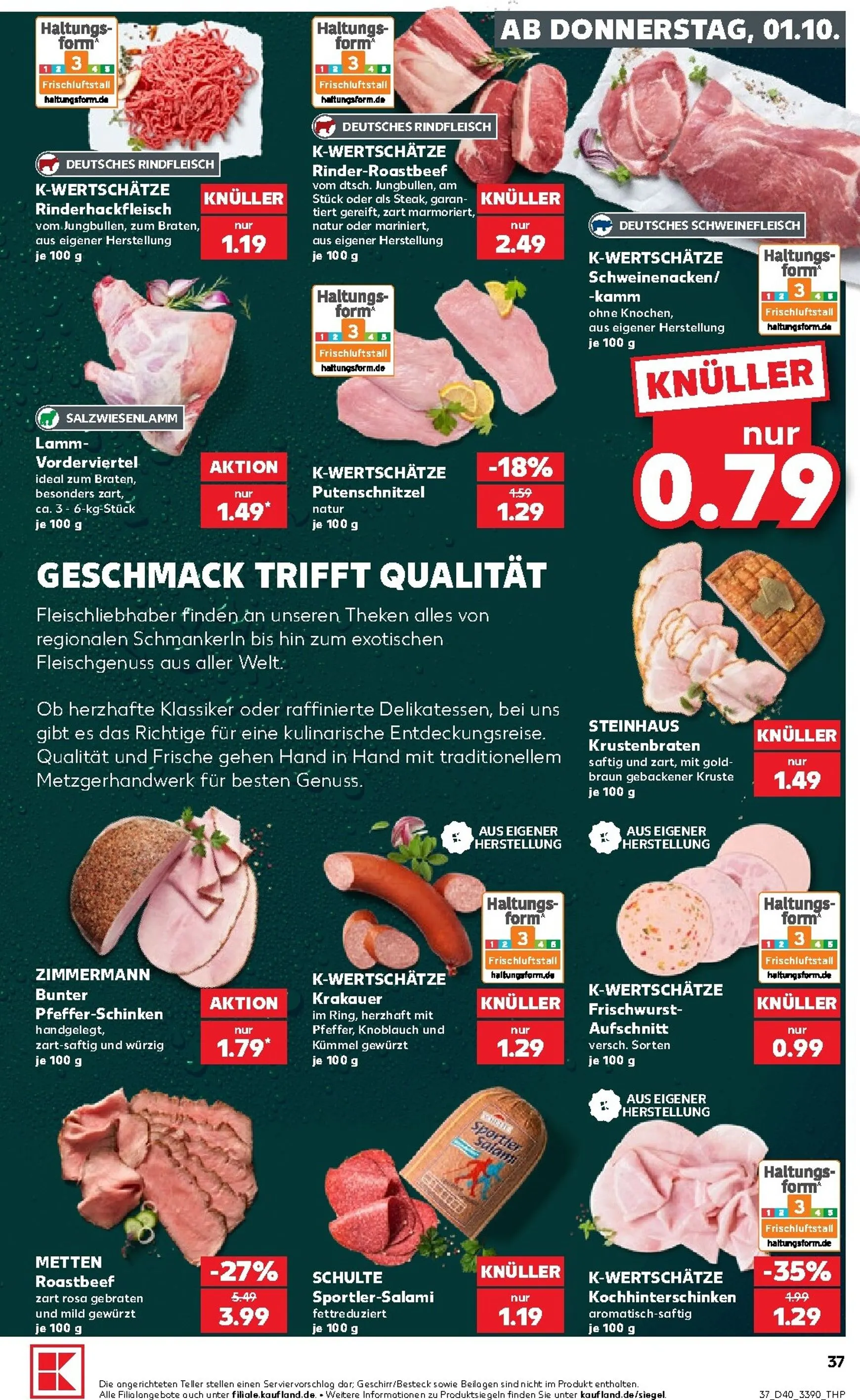 Neuer Kaufland Prospekt – von Donnerstag 01.10.2026 bis Mittwoch 07.10.2026 von 1. Oktober bis 7. Oktober 2026 - Prospekt seite 38