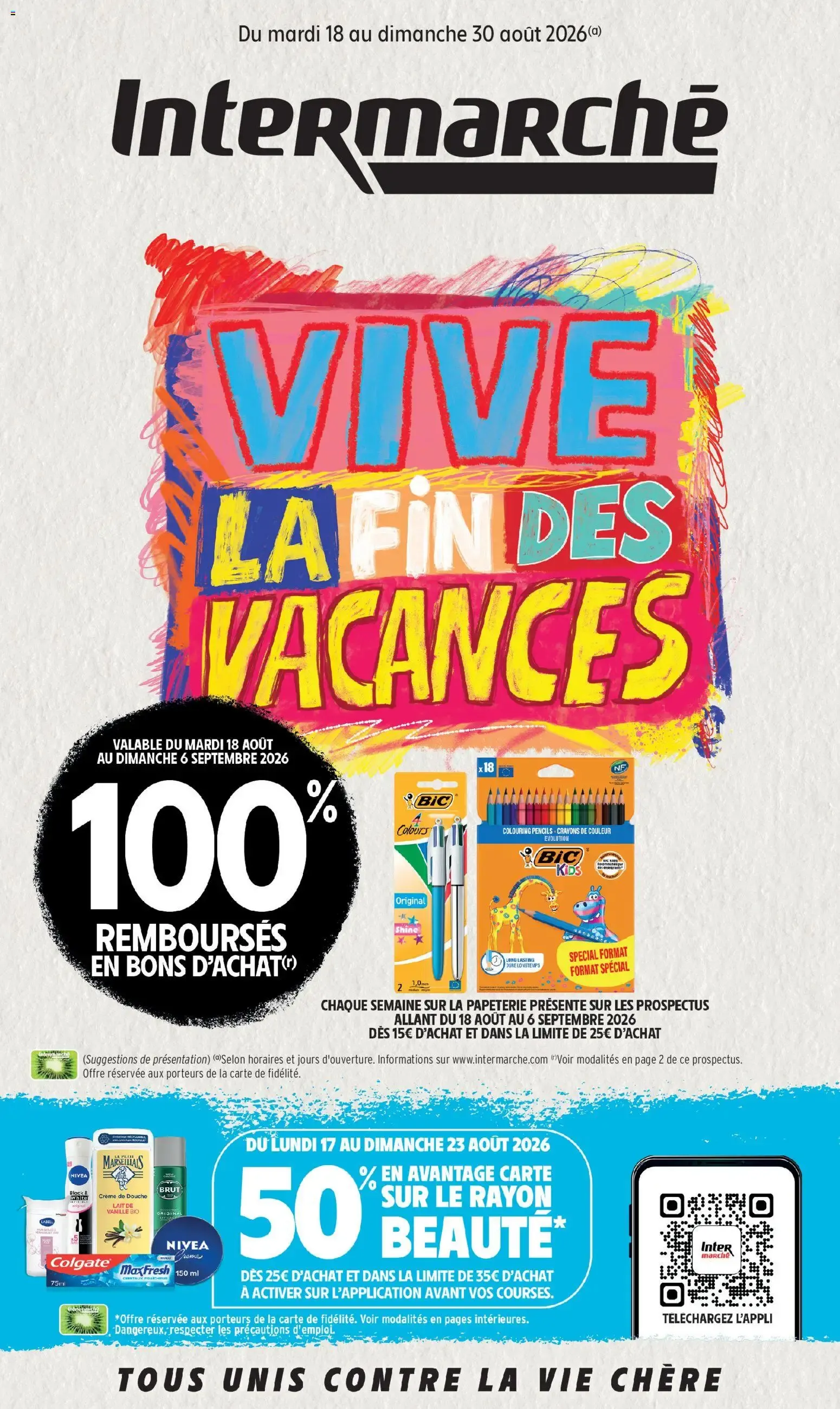 Intermarché - Notre sélection de la rentrée à partir du 18/08/2026 - promo en ligne du 18 août au 30 août 2026 - Catalogue page 1