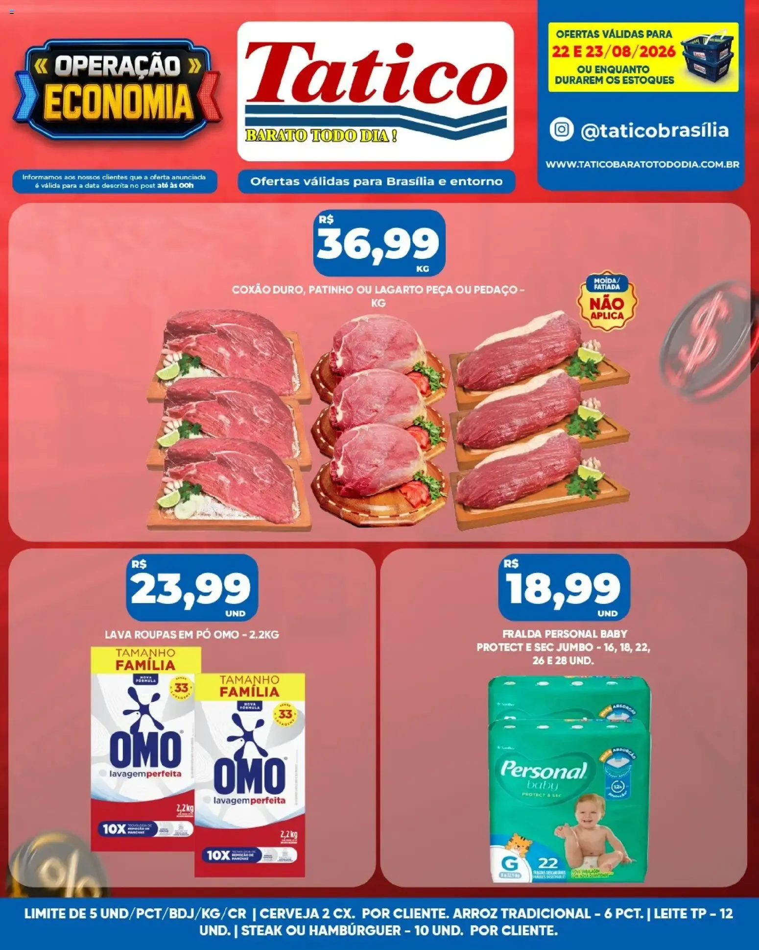 Encarte de Tatico - Operação Economia 22 de agosto até 23 de agosto 2026 - Pagina 12