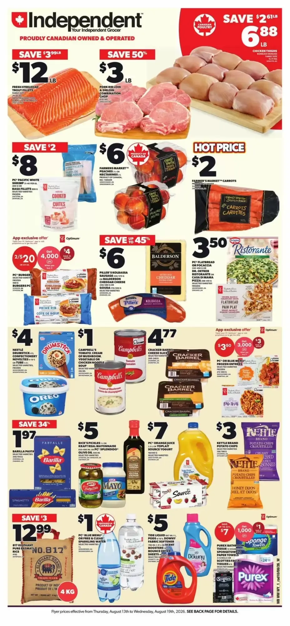 Independent Grocer flyer week 33 from August 13 to August 19 2026 - flyer page 1