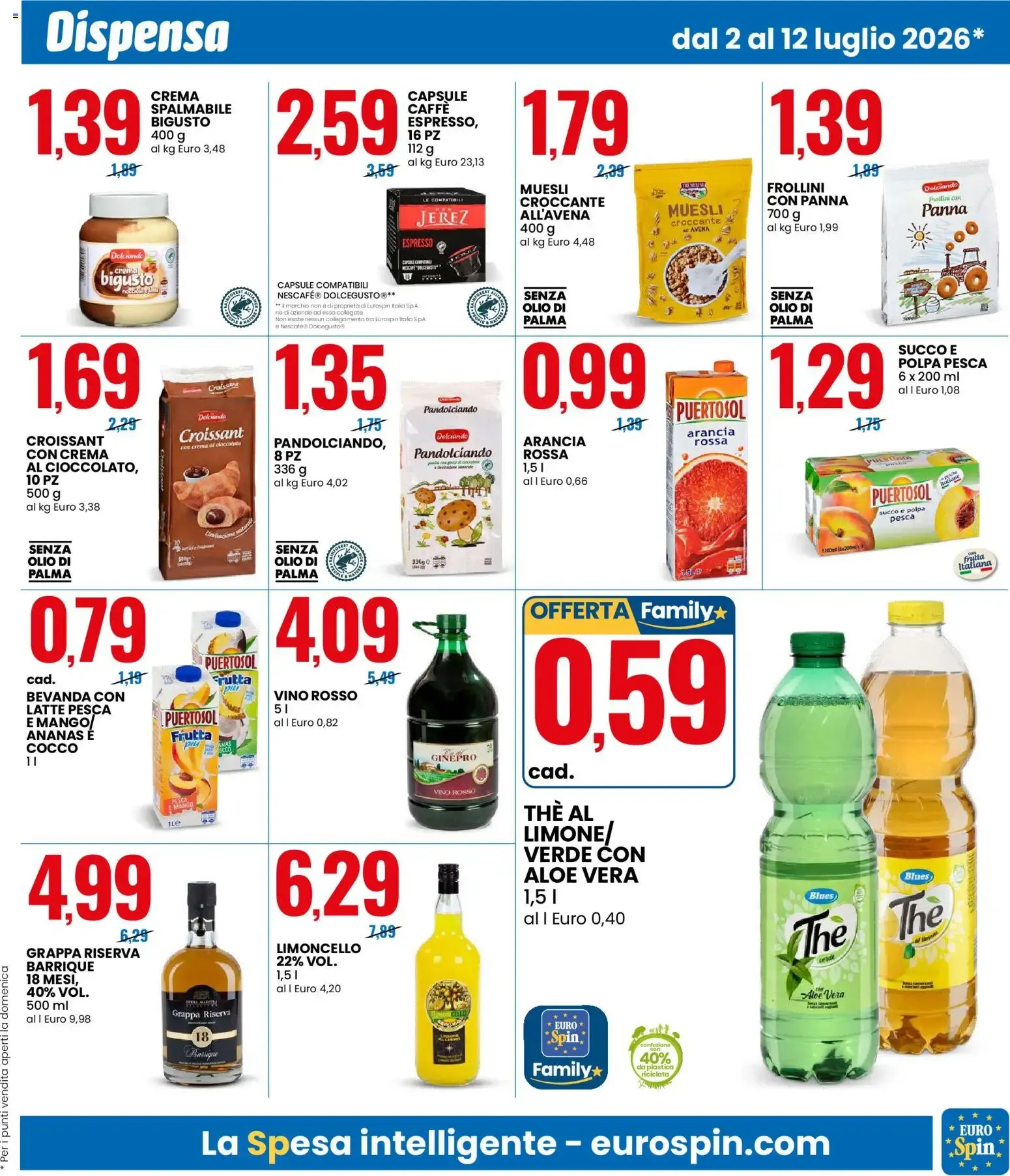Volantino Eurospin dal 02/07/2026 > Nuovo Offerte > Anteprima da 2 luglio a 12 luglio di 2026 - Pagina del volantino 7