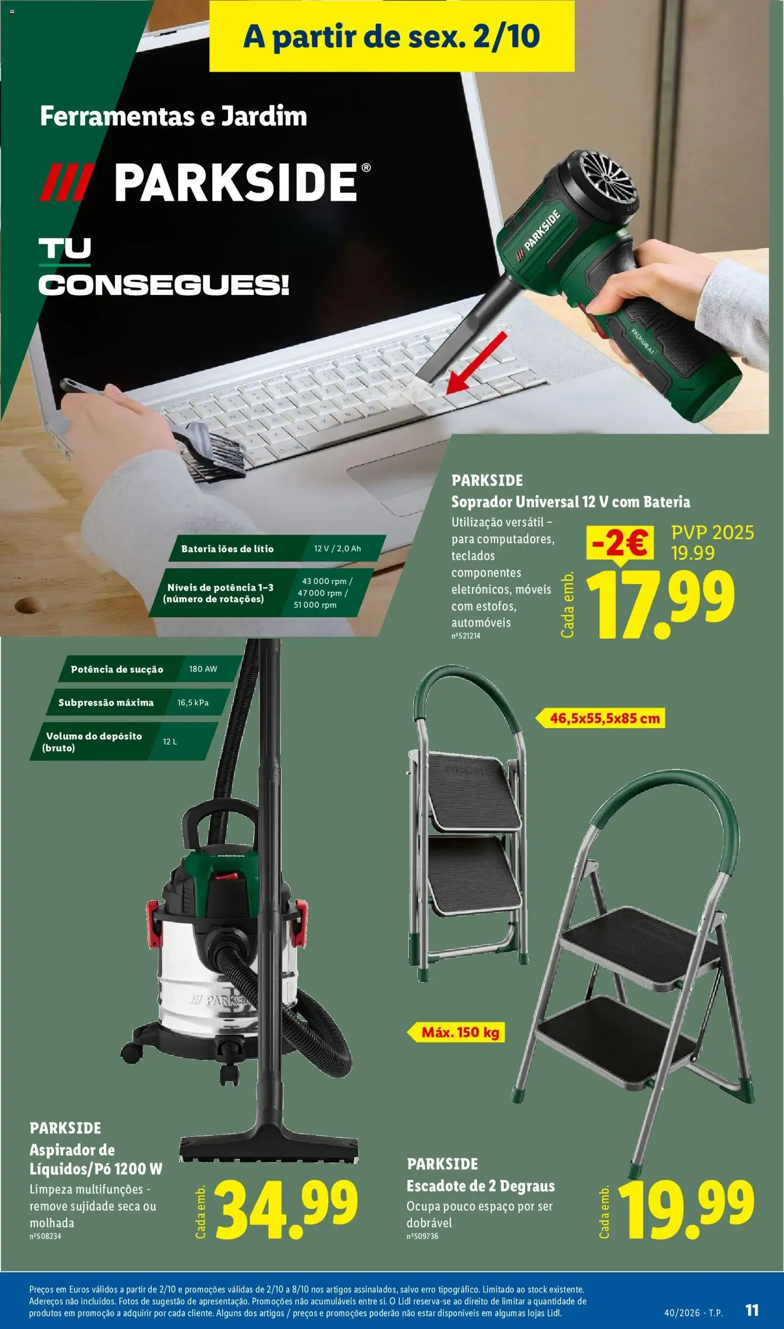 Folheto Lidl: O Programa de Fim-de-Semana do Manel, de 2 a 4 de Outubro de 2 de outubro até 4 de outubro 2026 - Pagina 11