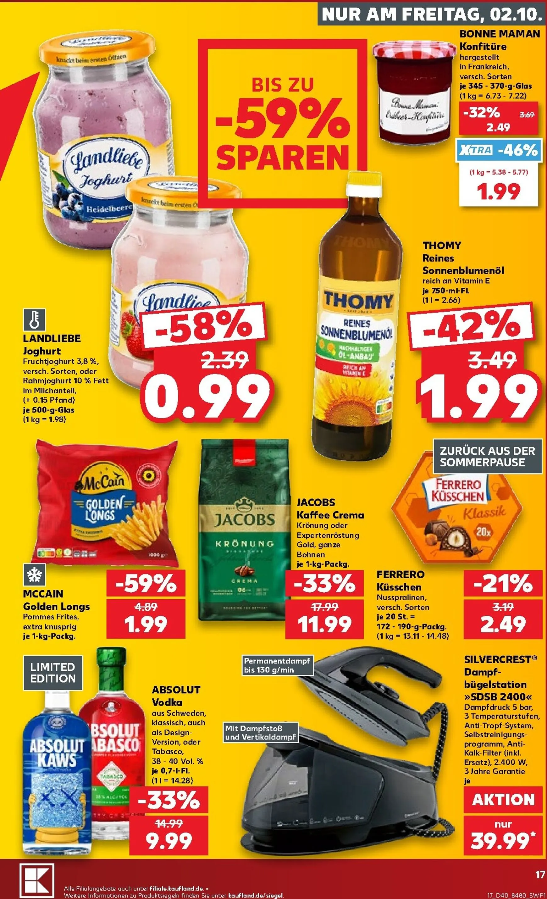 Neuer Kaufland Prospekt – von Donnerstag 01.10.2026 bis Mittwoch 07.10.2026 von 1. Oktober bis 7. Oktober 2026 - Prospekt seite 18