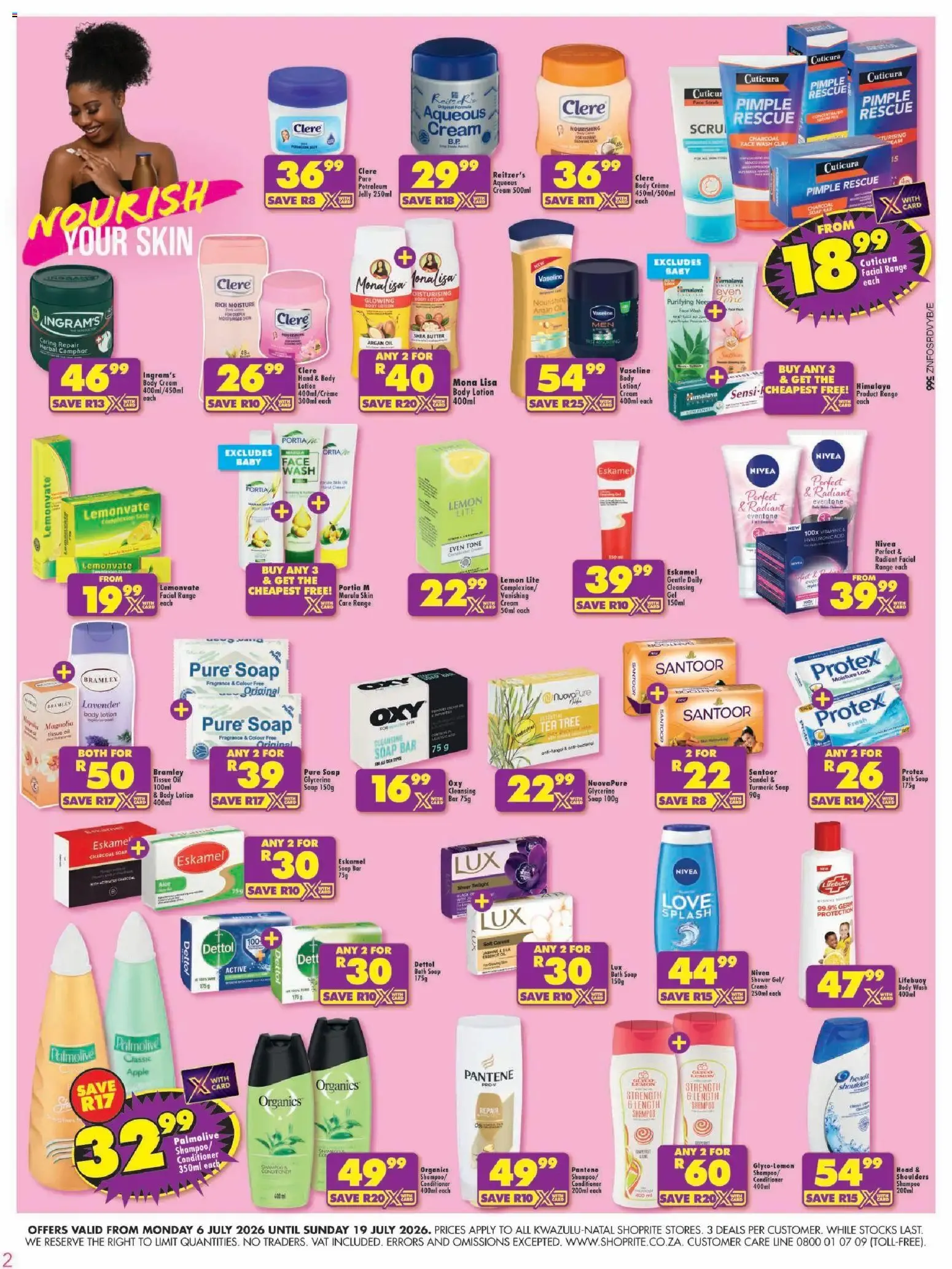 Shoprite - Kwazulu-Natal - Hair and Beauty (06/07/2026 - 19/07/2026) → Online Catalogue from 6 July to 19 July 2026 - Catalogue Page 2