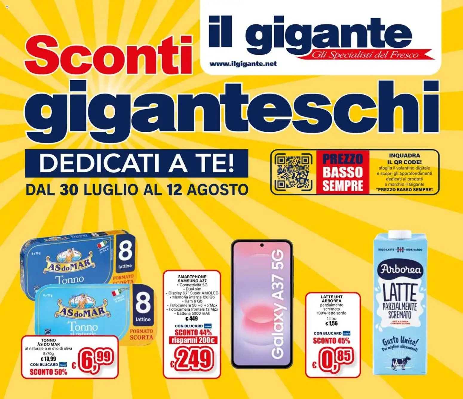 Il Gigante - Sconti Giganteschi da 30 luglio a 12 agosto di 2026 - Pagina del volantino 1