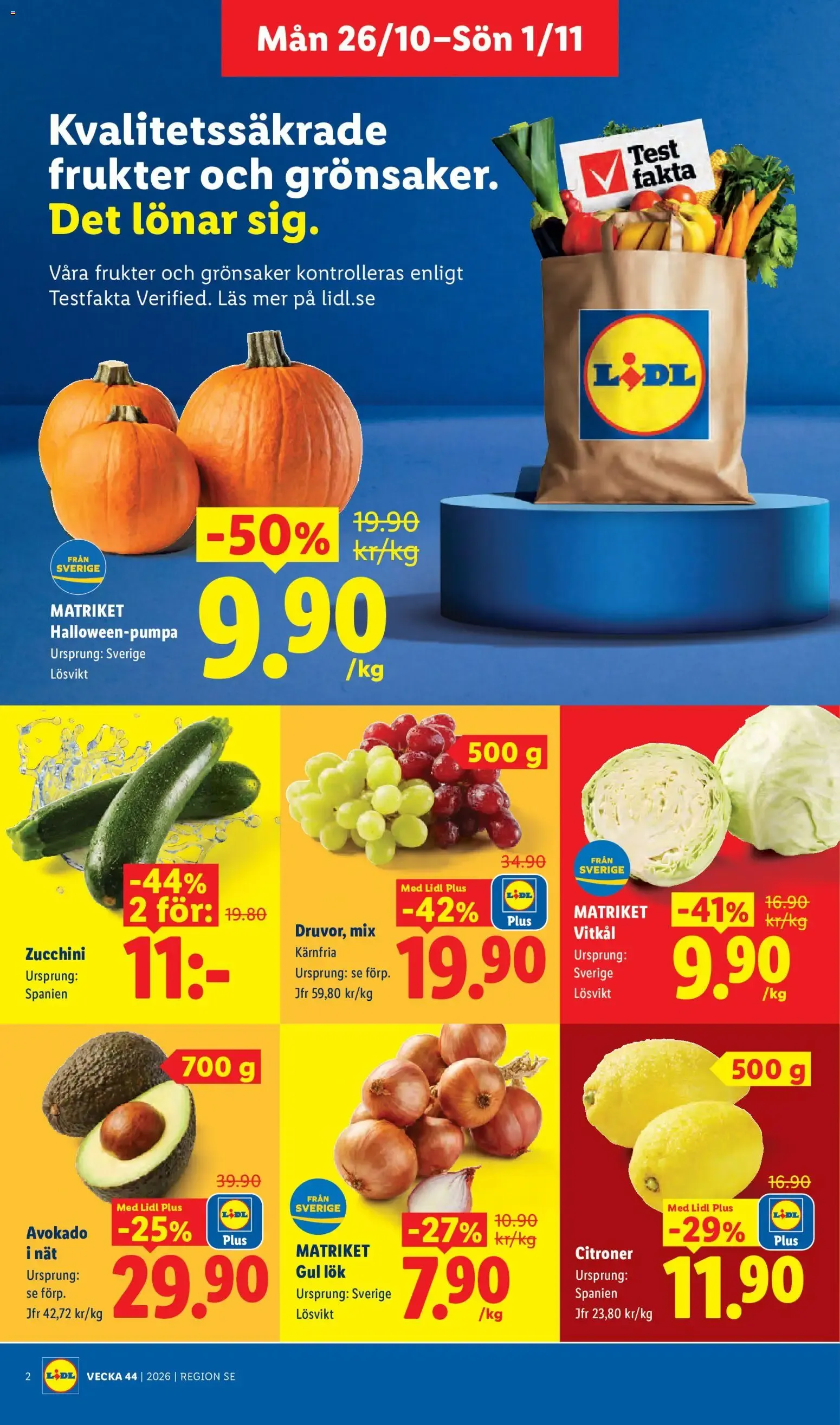 Lidl Veckans erbjudanden från 26 oktober till 1 november 2026 - Reklamblad sidor 2