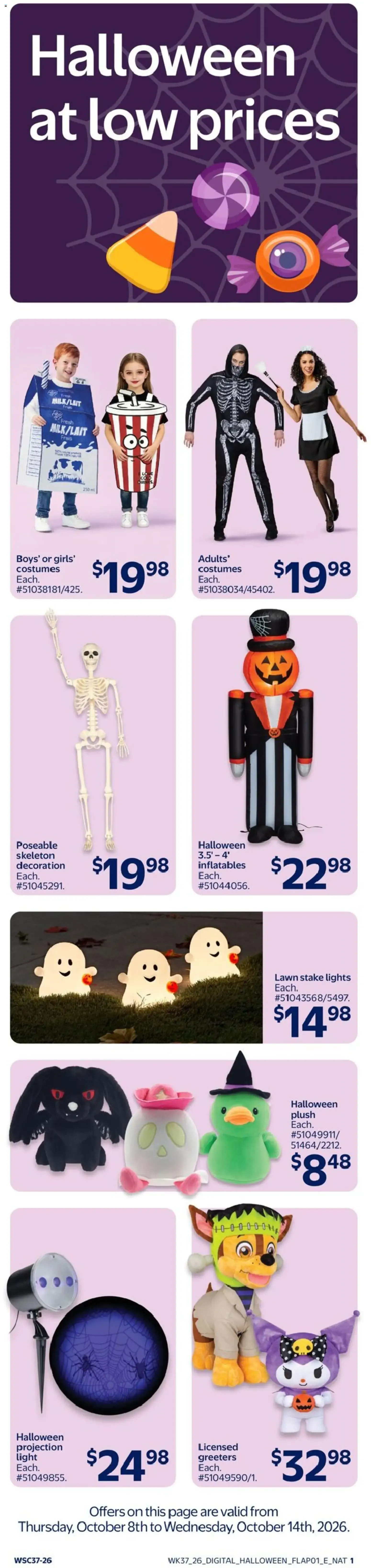 Walmart weekly flyer from Oct 8, 2026 > weekly specials & deals from October 8 to October 14 2026 - flyer page 4