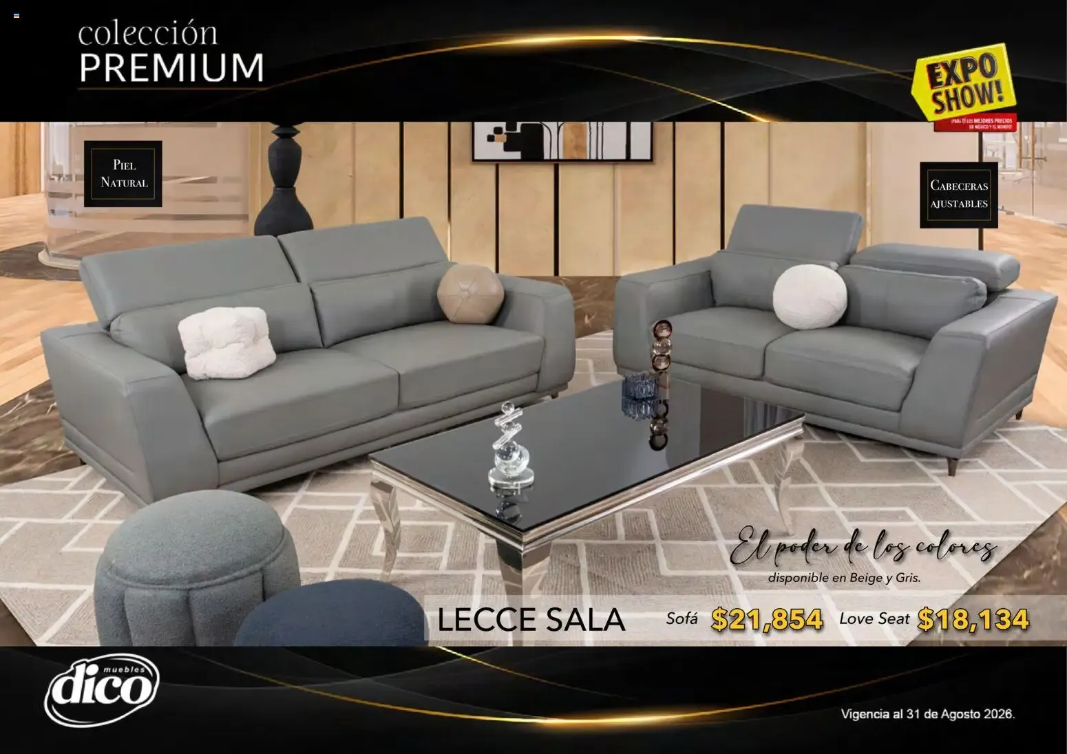 Catálogo de Muebles Dico Catálogo: Colección Premium y Expo Show! 1 de agosto al 31 de agosto 2026 - Pagina 22