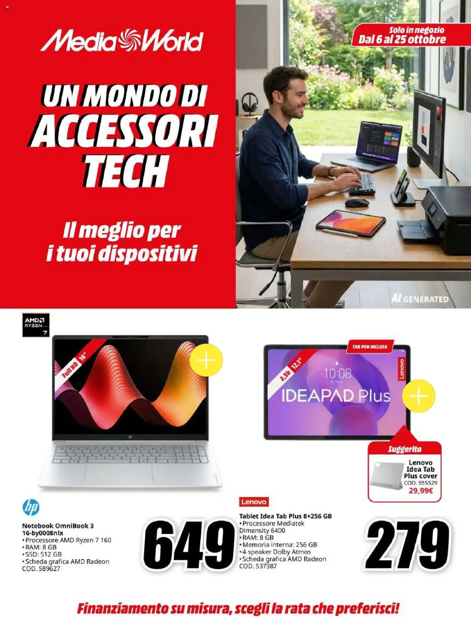 Nuovo Media World volantino Un Mondo Di Accessori dal 06/10/2026 > offerte anteprima 🛍️ da 6 ottobre a 25 ottobre di 2026 - Pagina del volantino 1