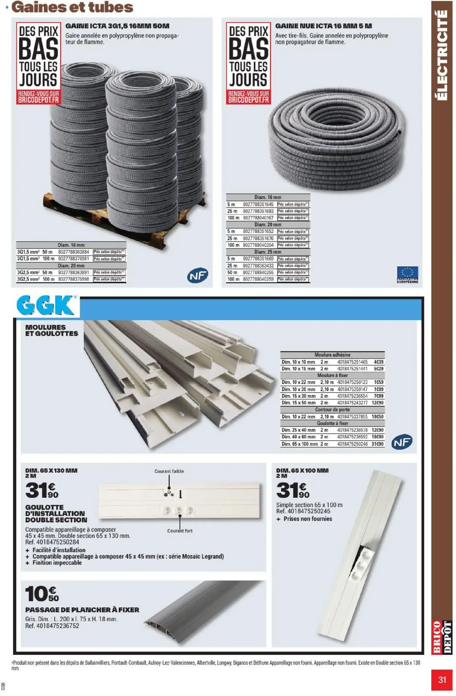L'OFFICIEL DU BRICOLAGE - Automne du 17 septembre au 1 octobre 2026 - Catalogue page 31