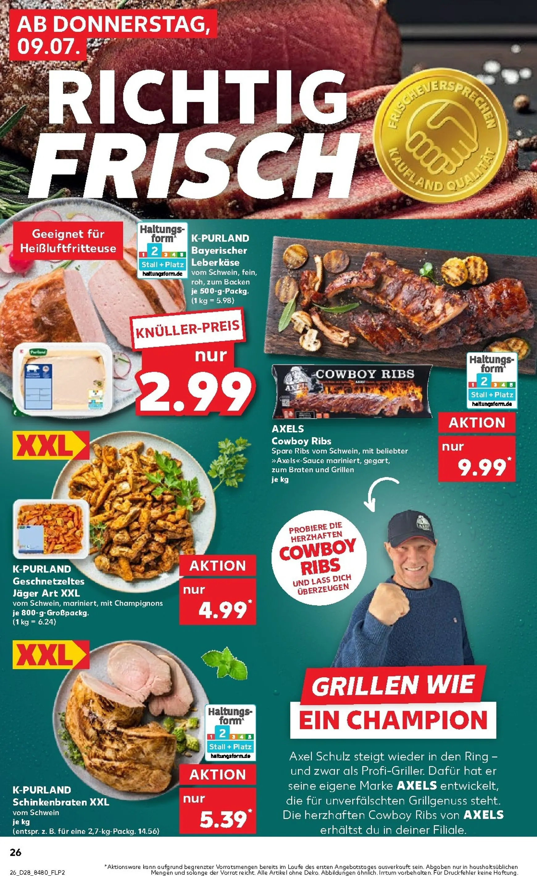 Kaufland Prospekt nächste Woche – von Donnerstag 09.07.2026 bis Mittwoch 15.07.2026 von 9. Juli bis 15. Juli 2026 - Prospekt seite 26